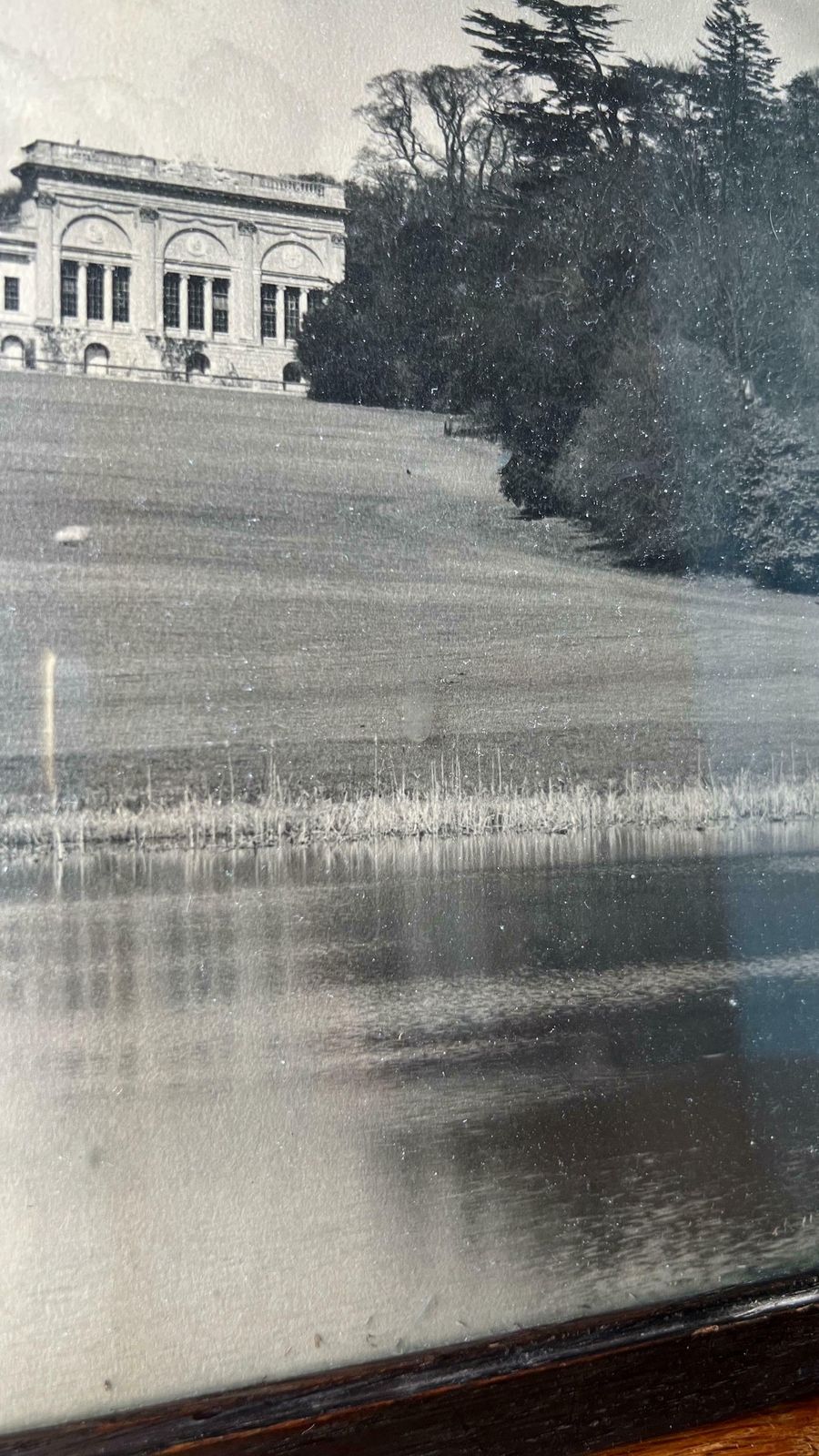 Antique Framed Photograph Of National Trust   Stowe Gardens photo buy