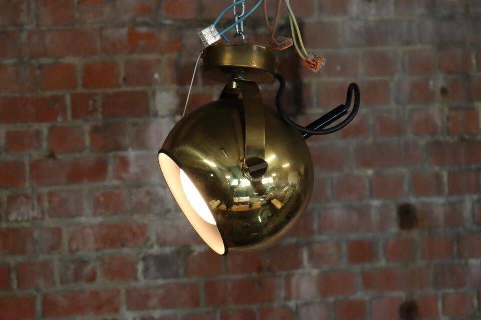 Set Of Vintage Brass Ceiling And Wall Lamps By Sische Leuchten, Germany 1960's. photo for sale