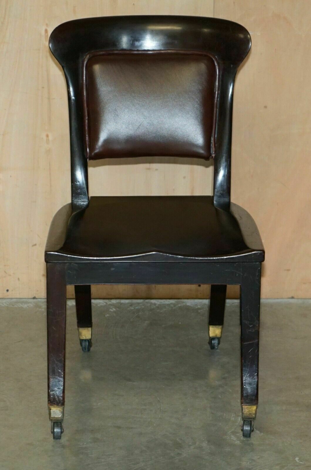 Ten Antique Holland & Son's Dining Chairs From The British Museum Reading Room photo vinterior