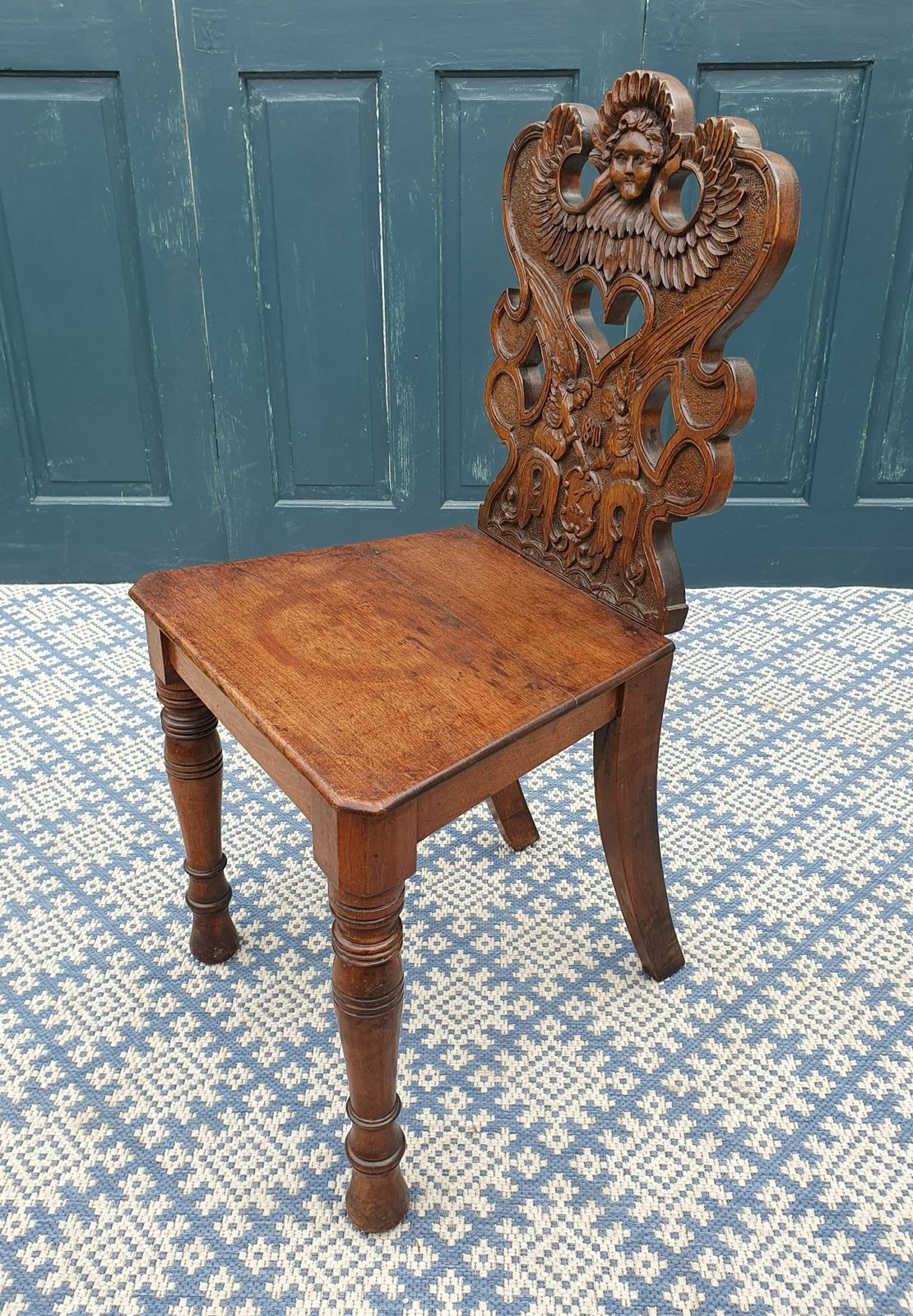 Arts And Crafts Hall Chair, 1800s