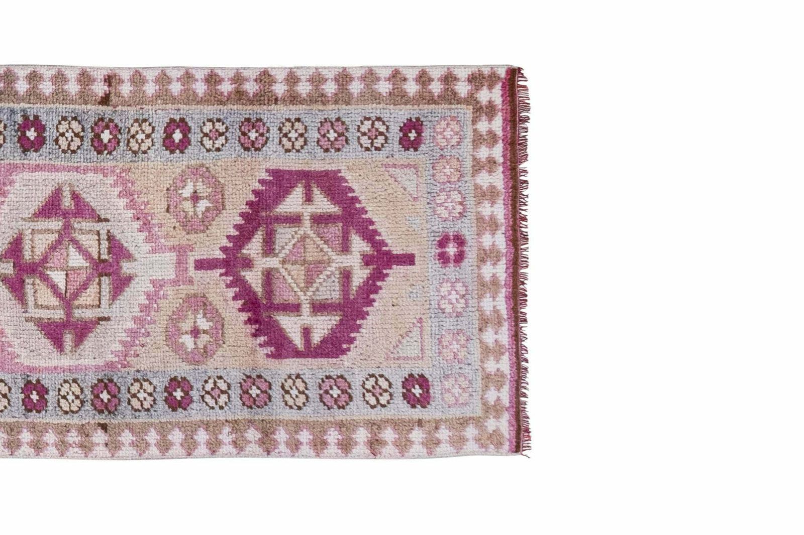 Handnotted Turkish Kurdish Herki Runner Rug 2'7" X 13'2" photo 750.0