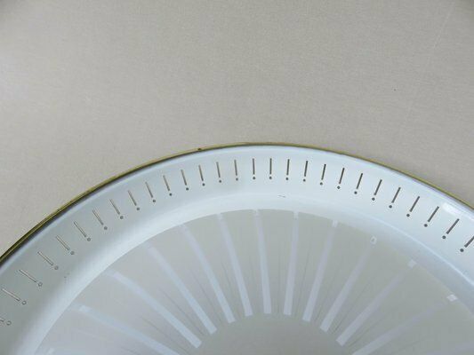 photo furniture Mid Century Ceiling Or Wall Light In Satin Glass, Metal & Brass From Hillebrand, 1950s