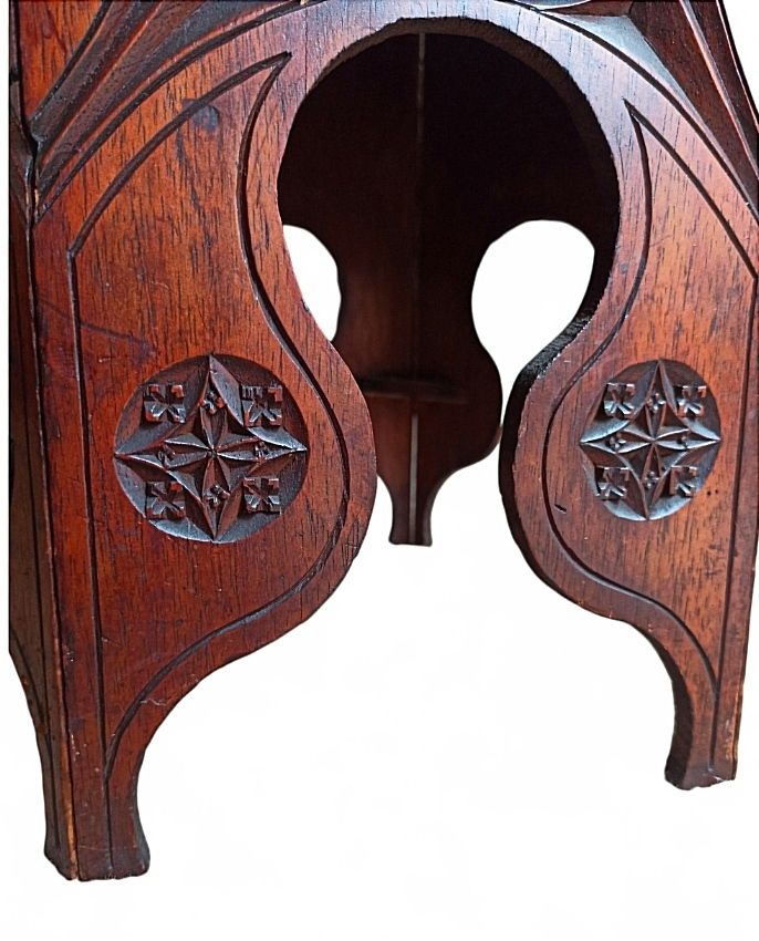 595.0 A Moorish Mahogany Side Table By Liberty Of London photo