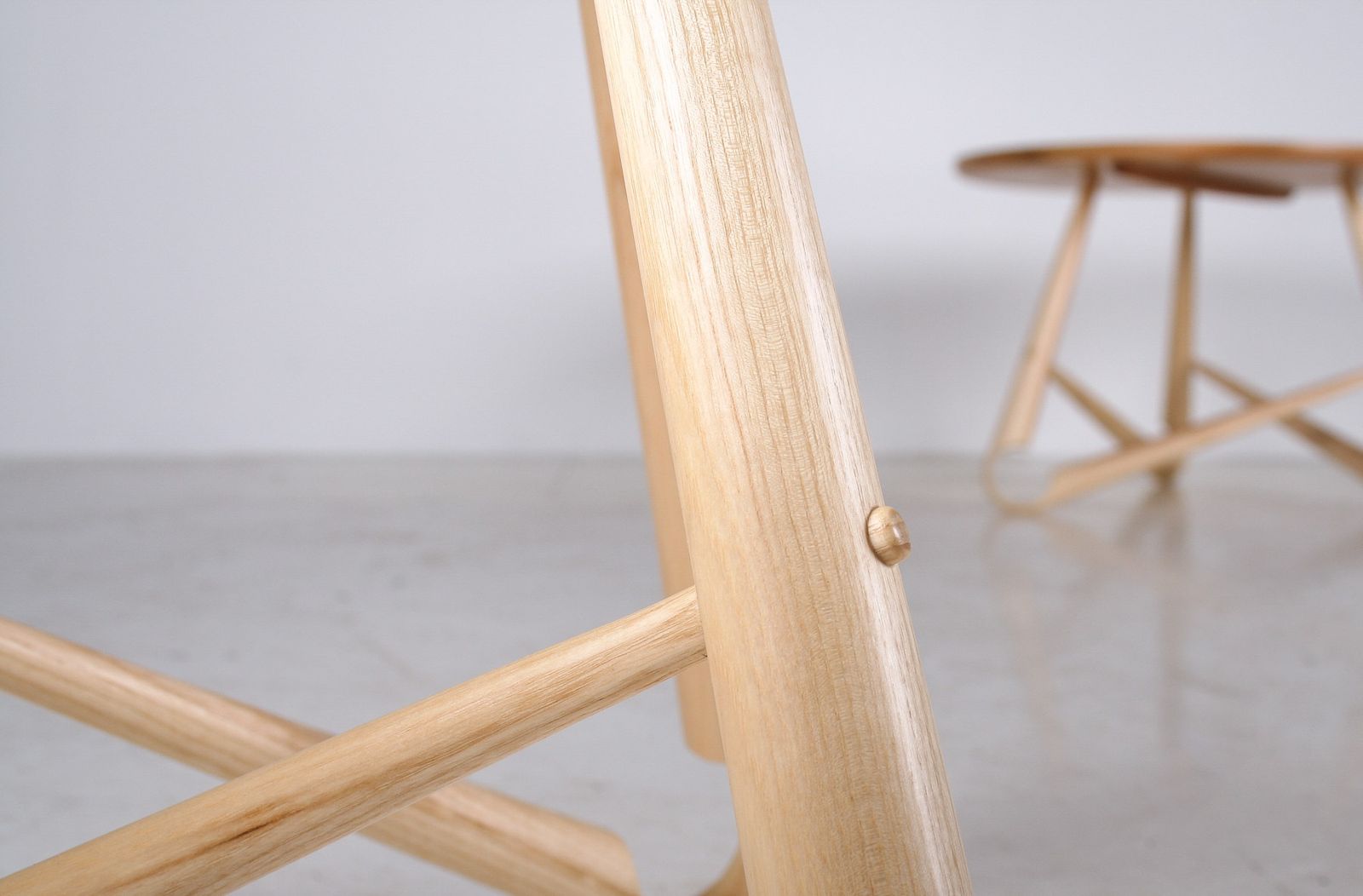 photo furniture Handcrafted Bentwood Side Table ‘Sŵs’ Collection – By Welsh Artist Dylan Glyn