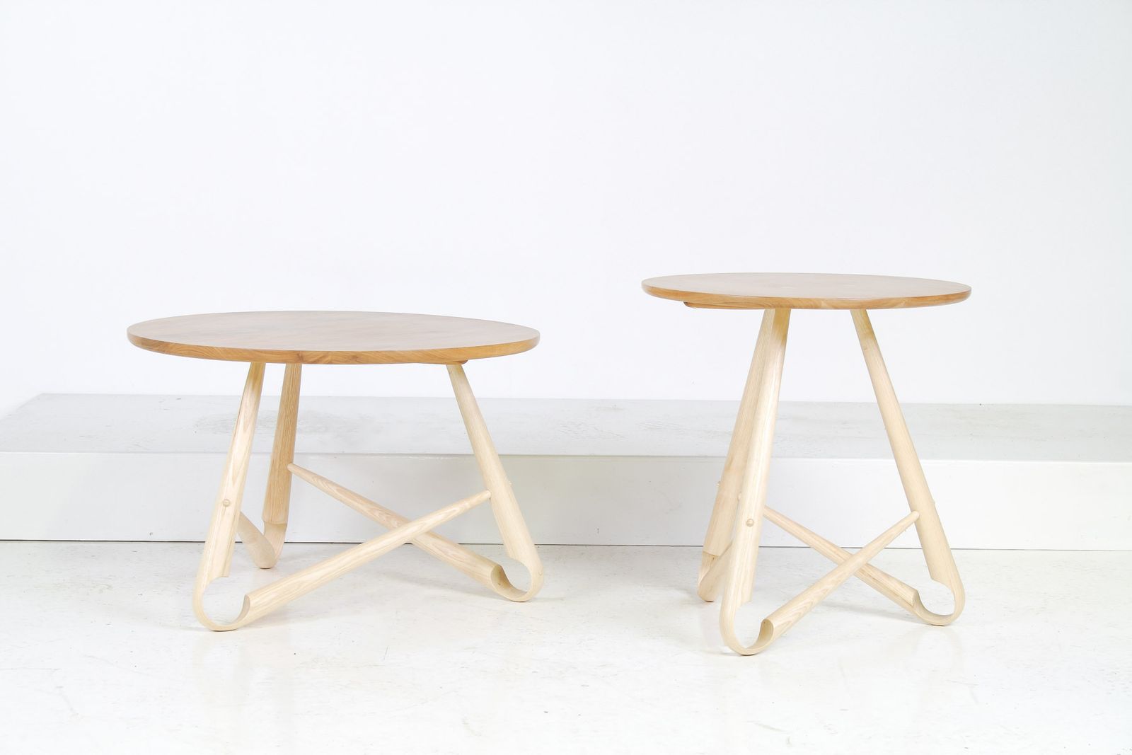 1165.0 Handcrafted Bentwood Side Table ‘Sŵs’ Collection – By Welsh Artist Dylan Glyn photo
