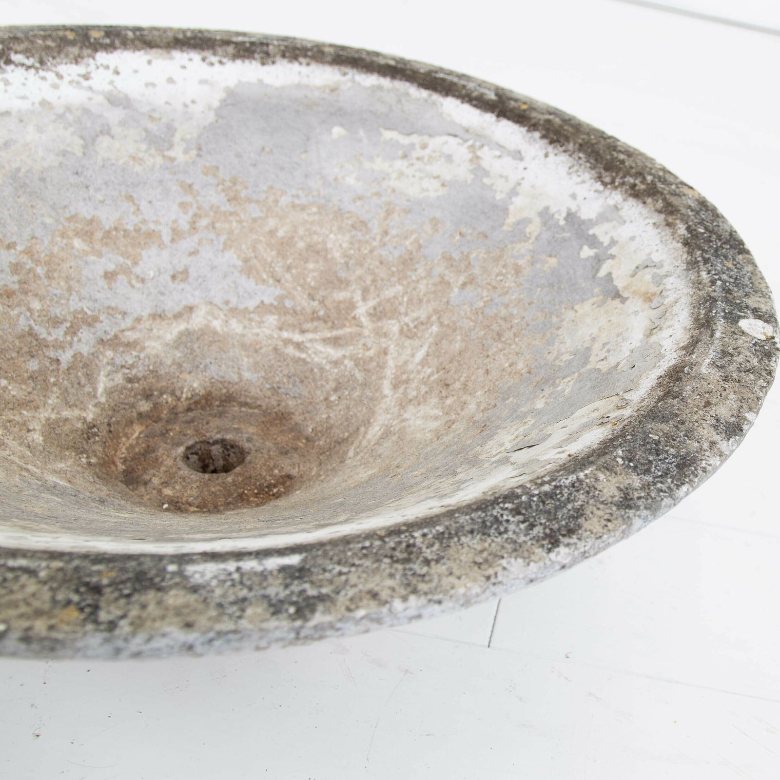 photo for sale Pair Mid Century Conical Dish Shaped Garden Planters C1970s