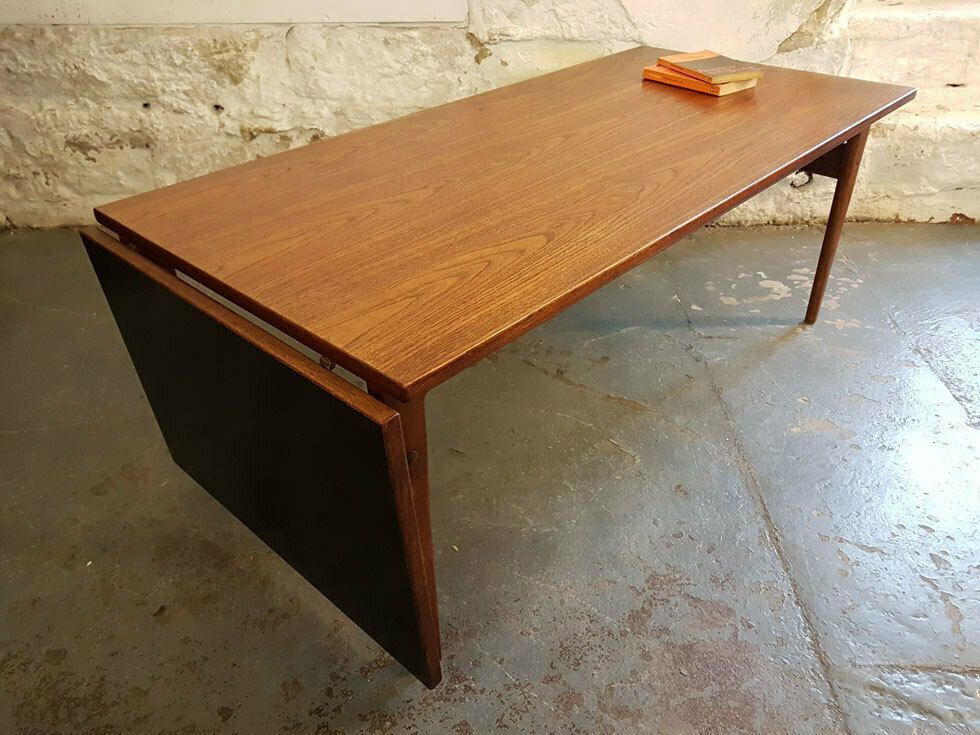 Large Coffee Table By Grete Jalk For Jeppesen Denmark photo furniture