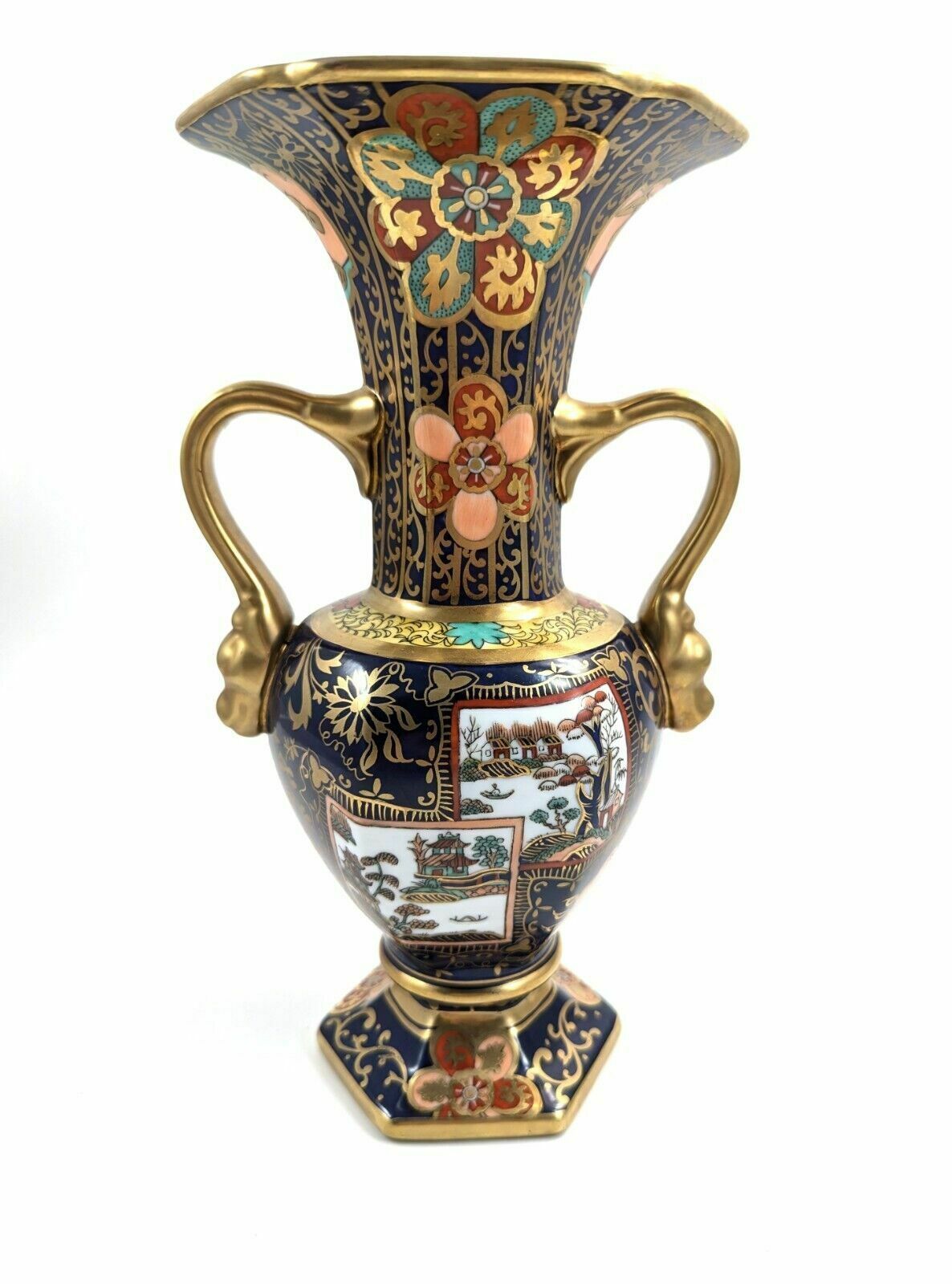 An Ironstone Vase In The Mason Style, C. 19th Century.