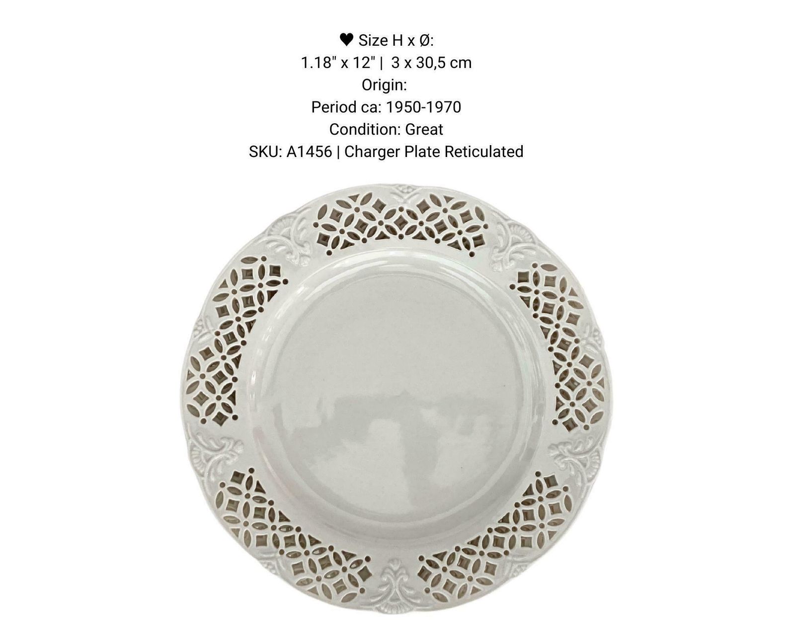 Geperforeerde Onderborden | 6 Stuks | 12" (30,5 Cm) Met Sierlijk Patroon photo buy