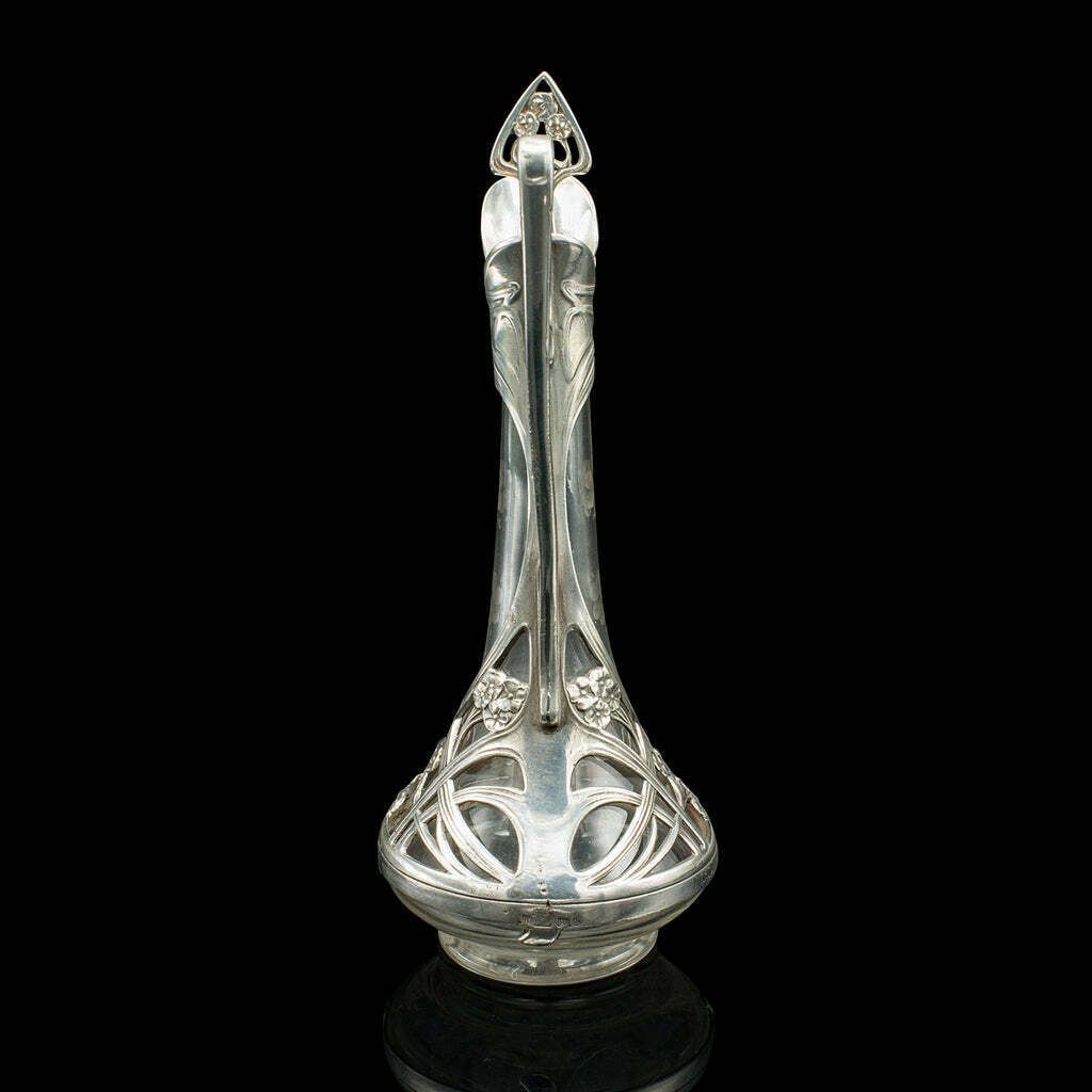 Antique Art Nouveau Decanter, German, Decorative, Spirit Ewer, Victorian, C.1900 photo vinterior