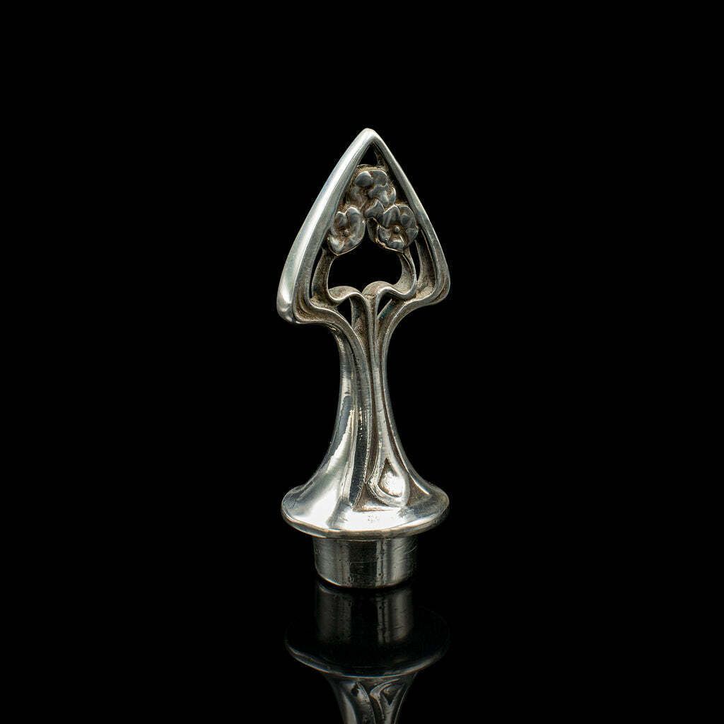 Home Decor Antique Art Nouveau Decanter, German, Decorative, Spirit Ewer, Victorian, C.1900 photo