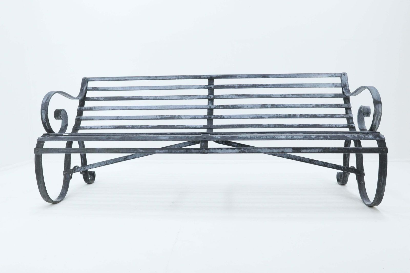 'The Duncombe' Blacksmith Made Garden Bench photo furniture