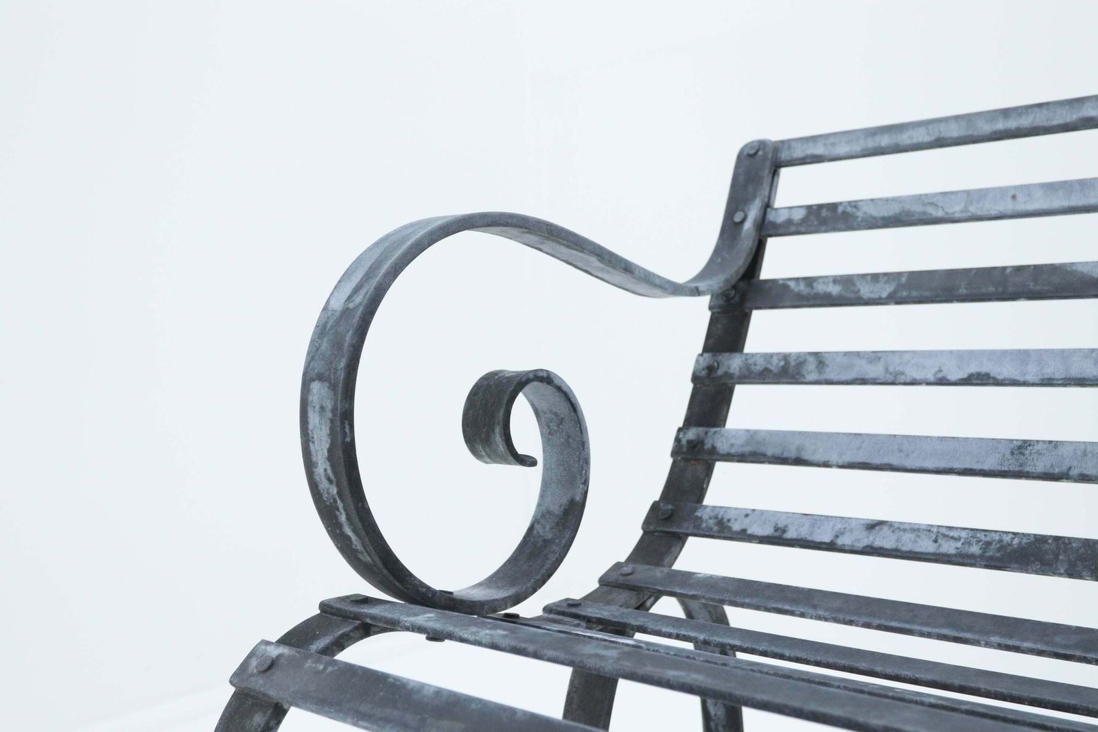 'The Duncombe' Blacksmith Made Garden Bench photo Garden Furniture