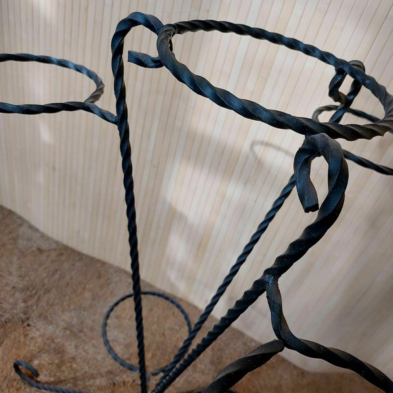 Fab Vintage Retro Mid Century 50s 60s French Wrought Iron Multi Pot Plant Stand photo buy
