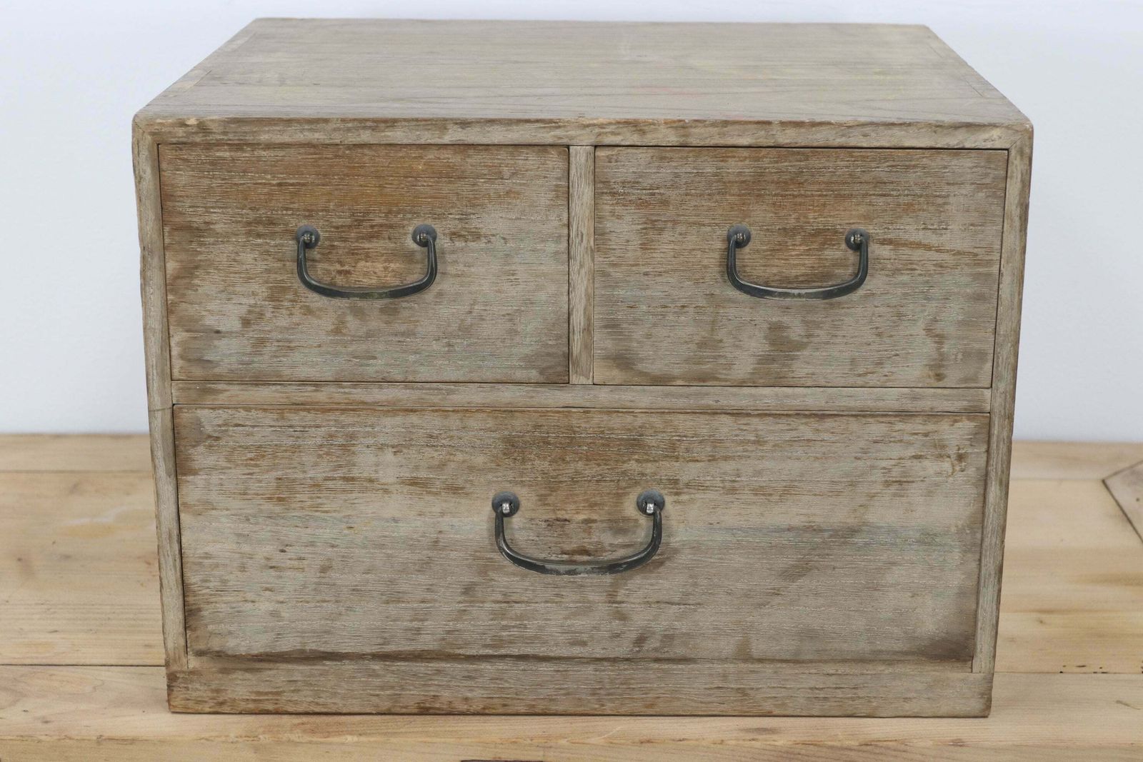 Japanese Isho Dansu Bedside Tansu Made From Paulownia photo for sale