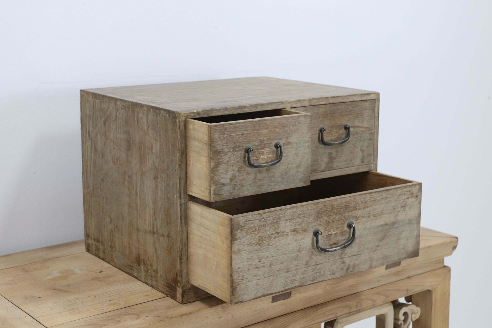 Japanese Isho Dansu Bedside Tansu Made From Paulownia photo Furniture