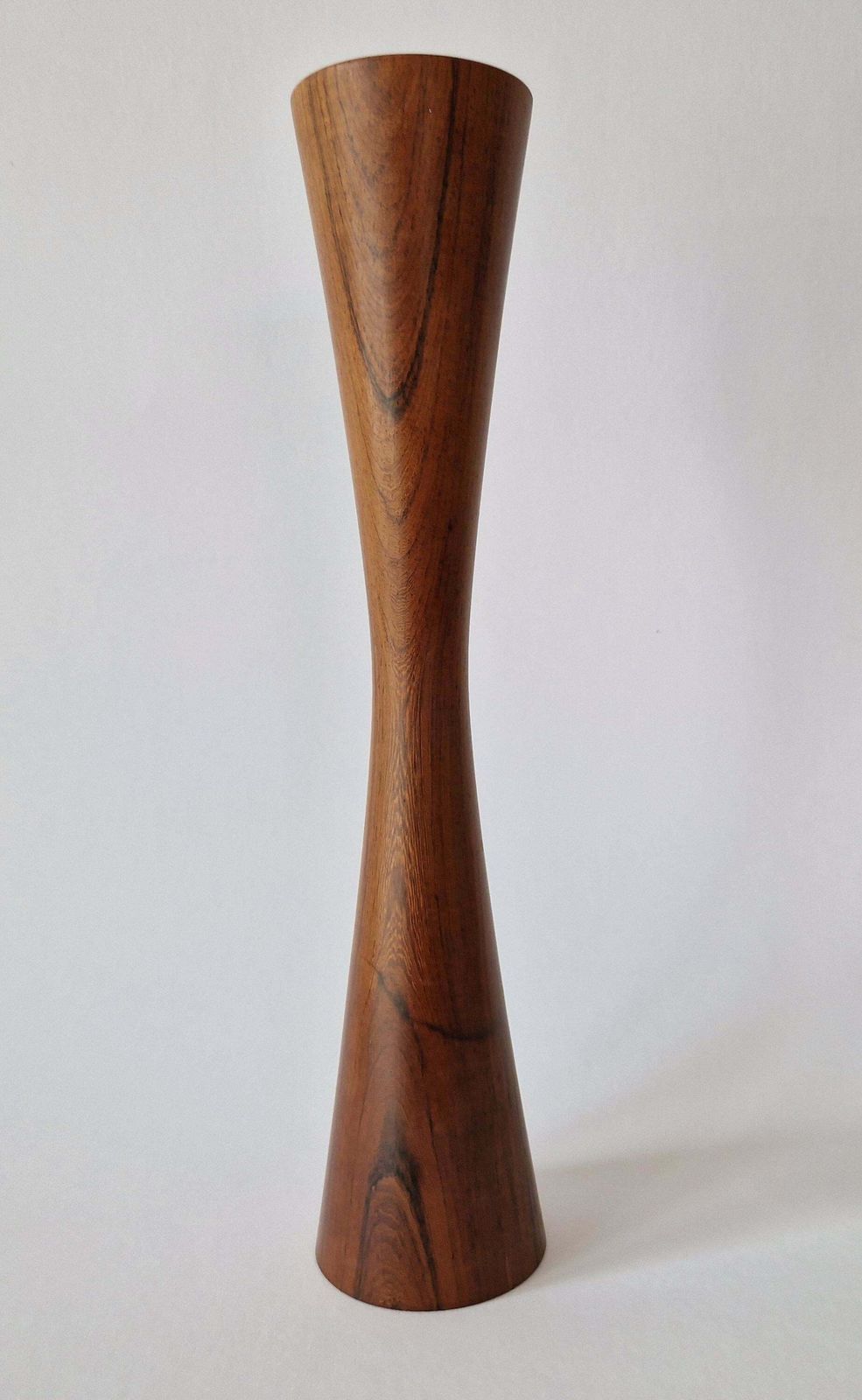 Midcentury Rare Rosewood Candleholder Casa Finland, Brazil, 1970s photo furniture