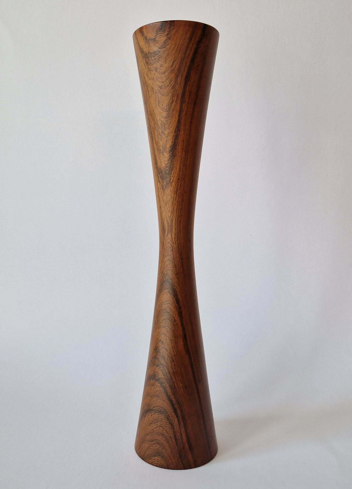 Midcentury Rare Rosewood Candleholder Casa Finland, Brazil, 1970s photo Home Decor