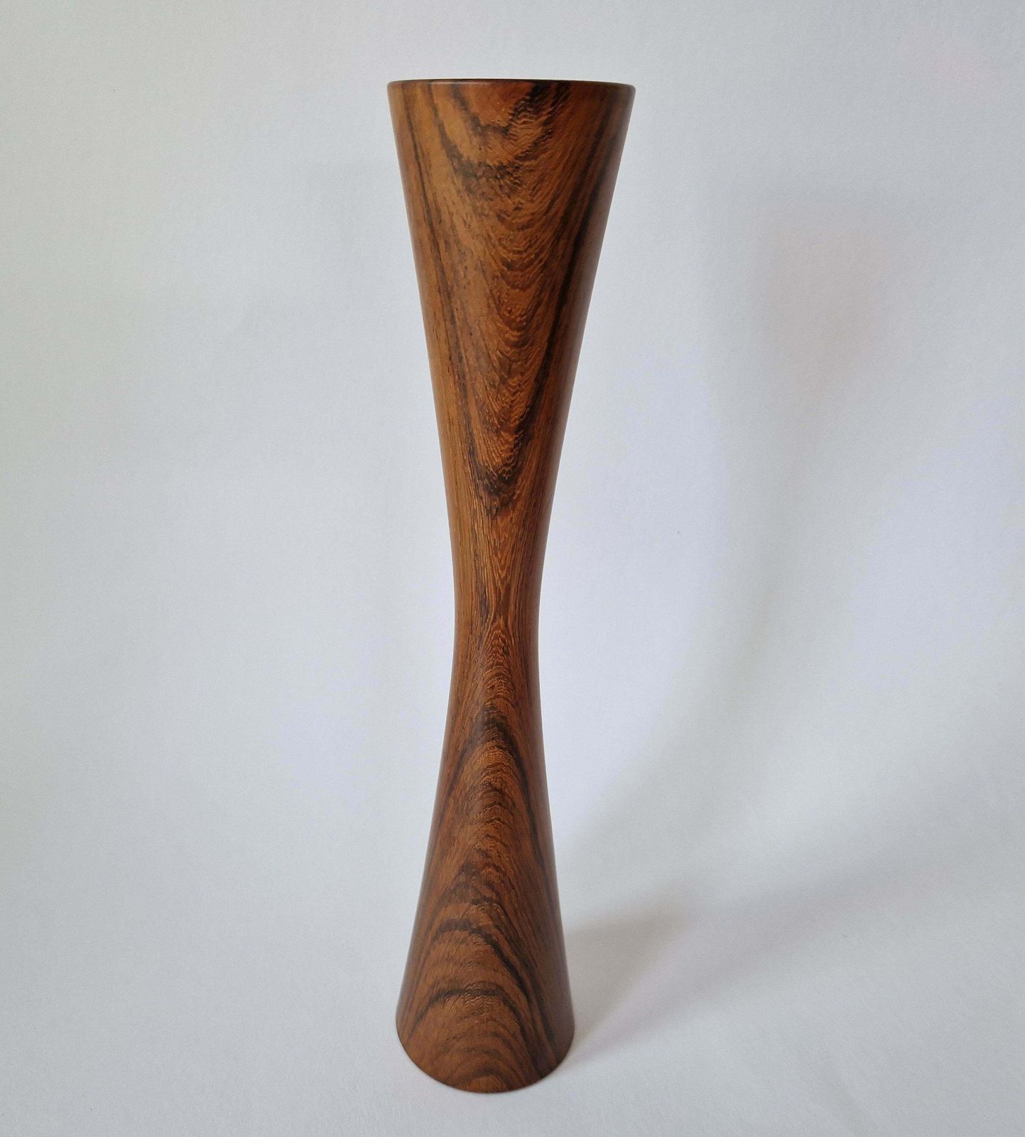 photo furniture Midcentury Rare Rosewood Candleholder Casa Finland, Brazil, 1970s