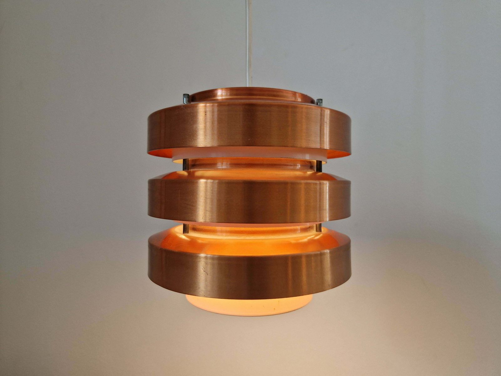 Midcentury Rare Pendant, Denmark, 1970s photo vinterior