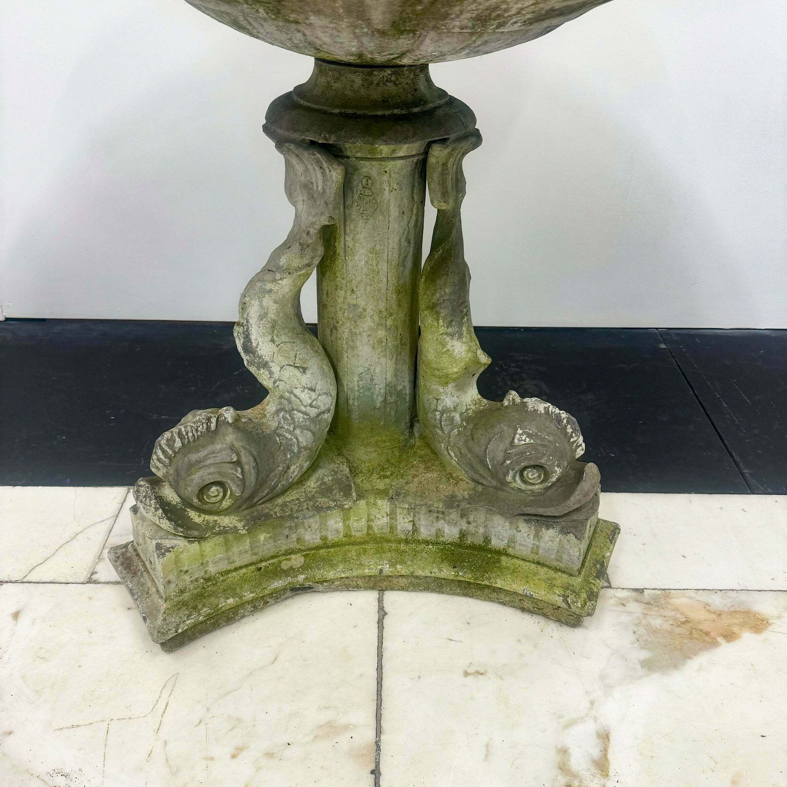 Antique Lead Garden Water Fountain photo Garden Decor