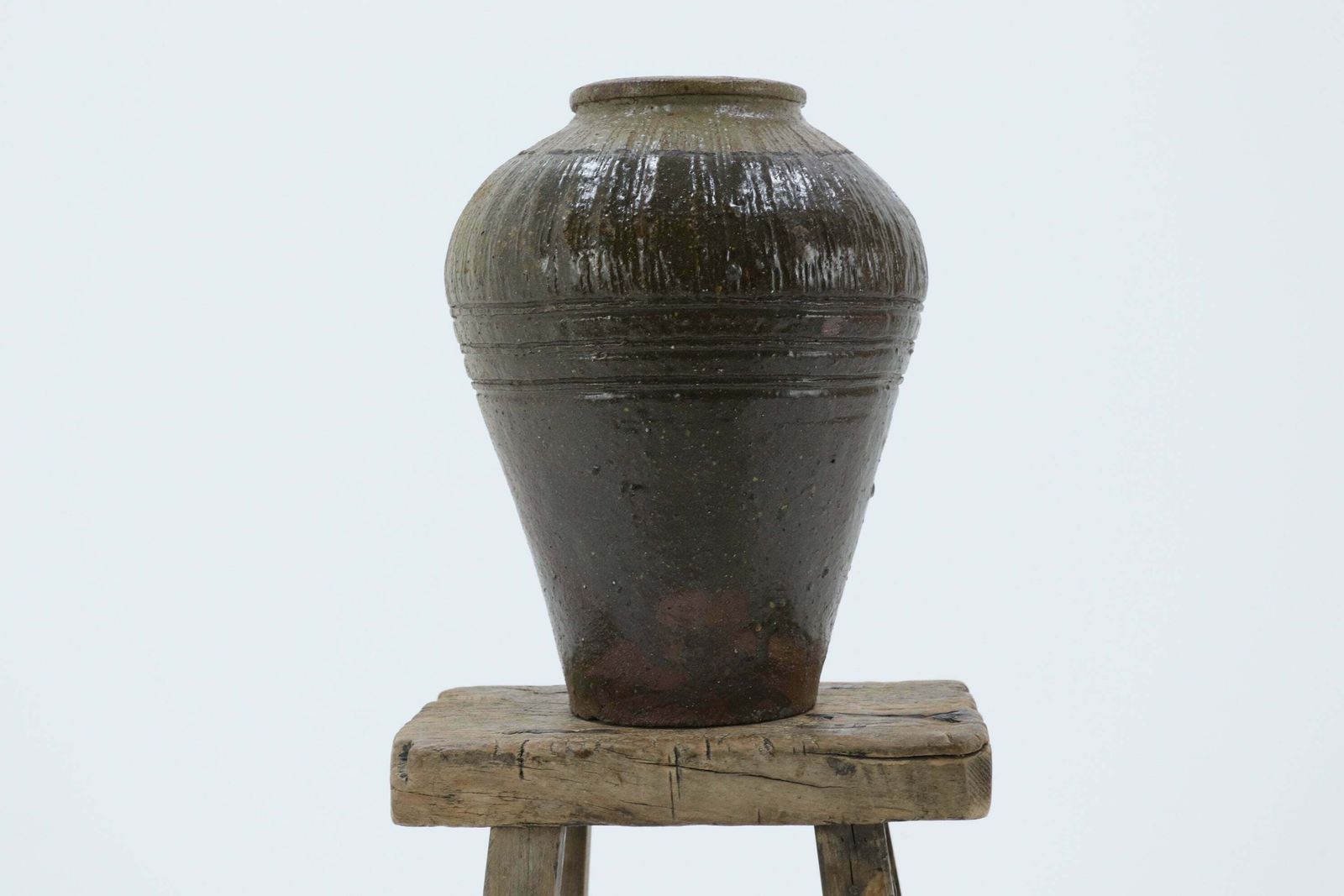 Small Antique Chinese Rice Wine Jars (6)