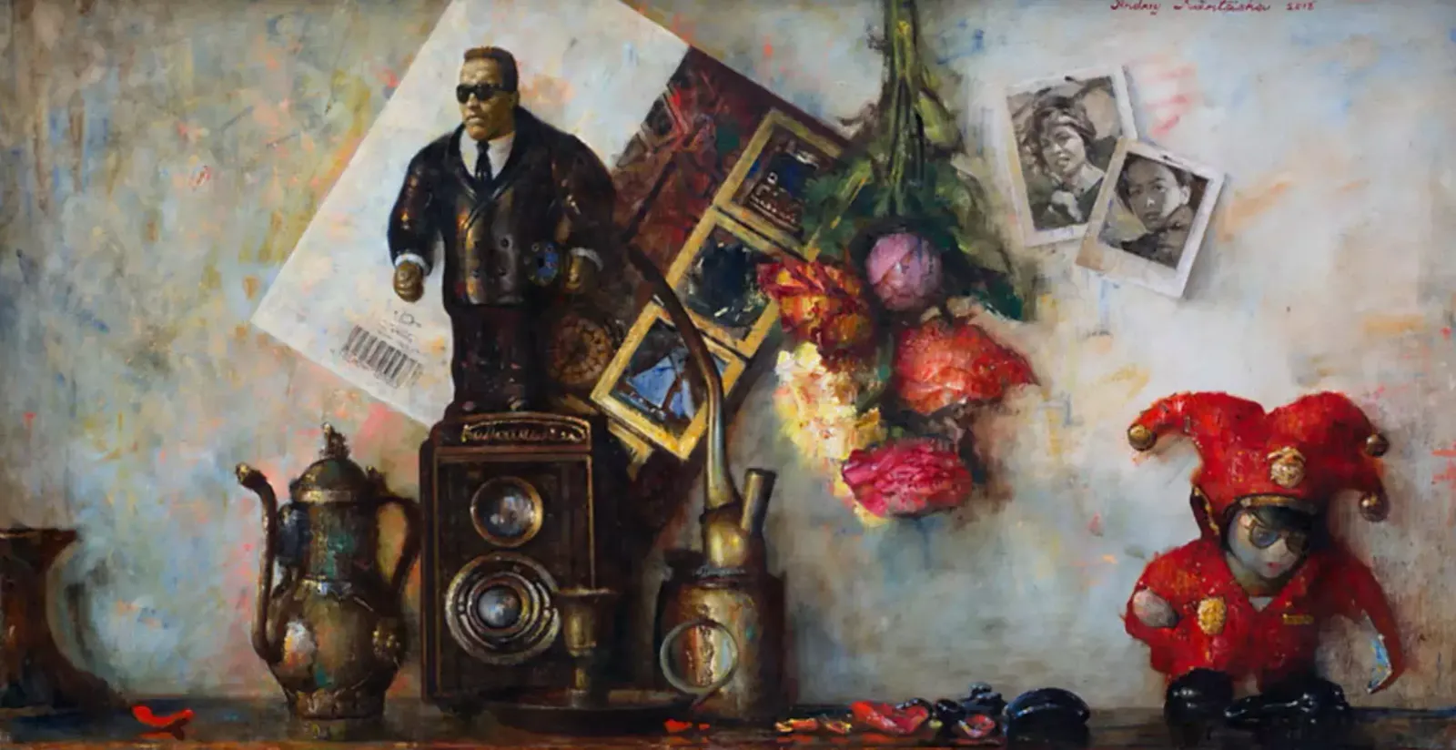 Giclée Print On Canvas, Sorrow Of The Red Austin.., 2023, By Kartashov Andrey, Russia, 21st Century. 1 Of 250 Limited Prints. photo for sale