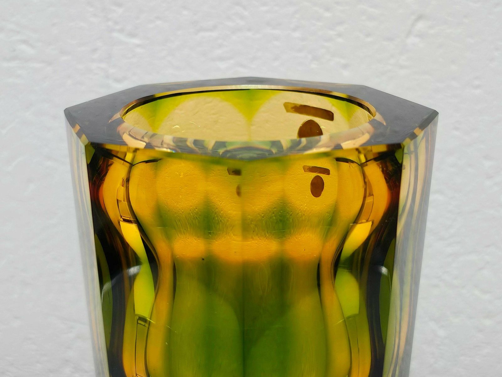 Very Rare Rainbow Vase By Aknuny Astvatsaturyan Manufactured By Leningrad Art Glass Factory // Made In U.S.S.R. In 1960 photo furniture