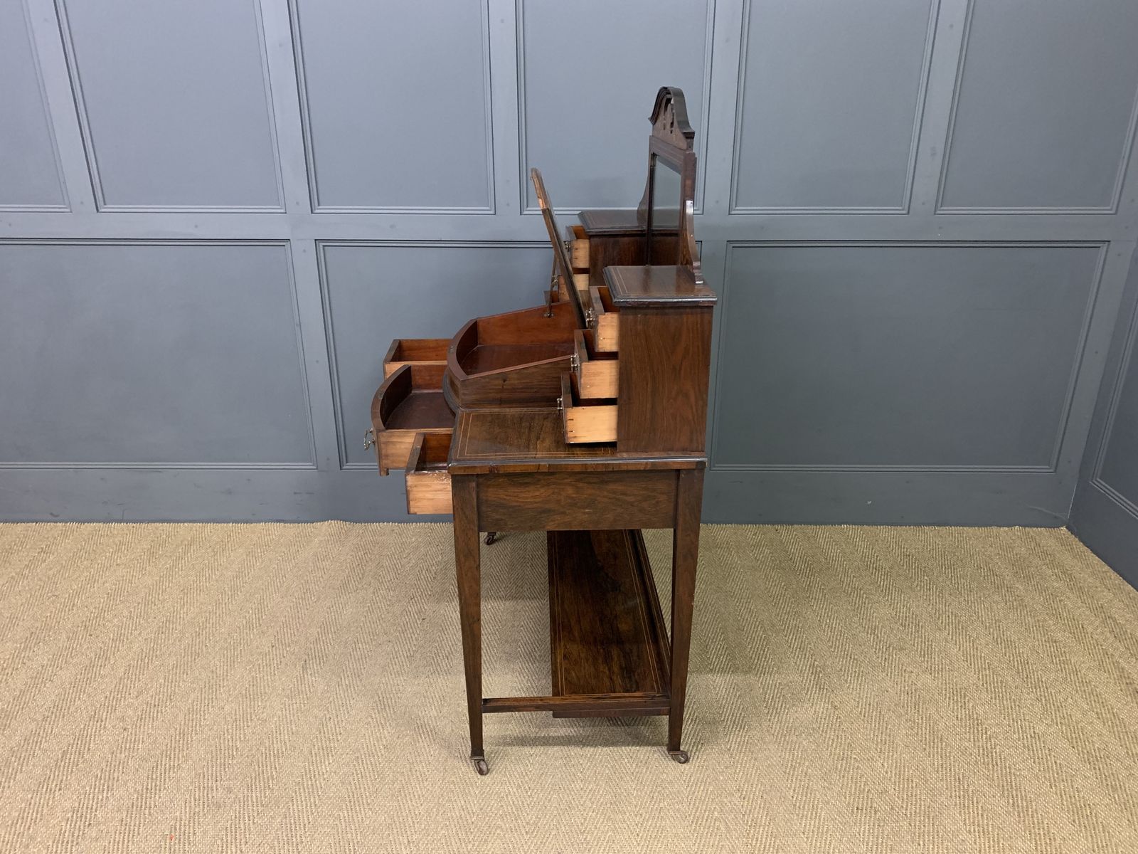 photo vintage Inlaid Rosewood Bonheur Du Jour