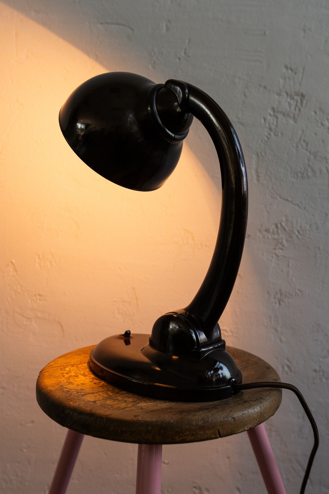 Art Deco Bakelite Desk Lamp Futurit 202 By Gummon Bratislava, Slovakia, 1930s photo furniture