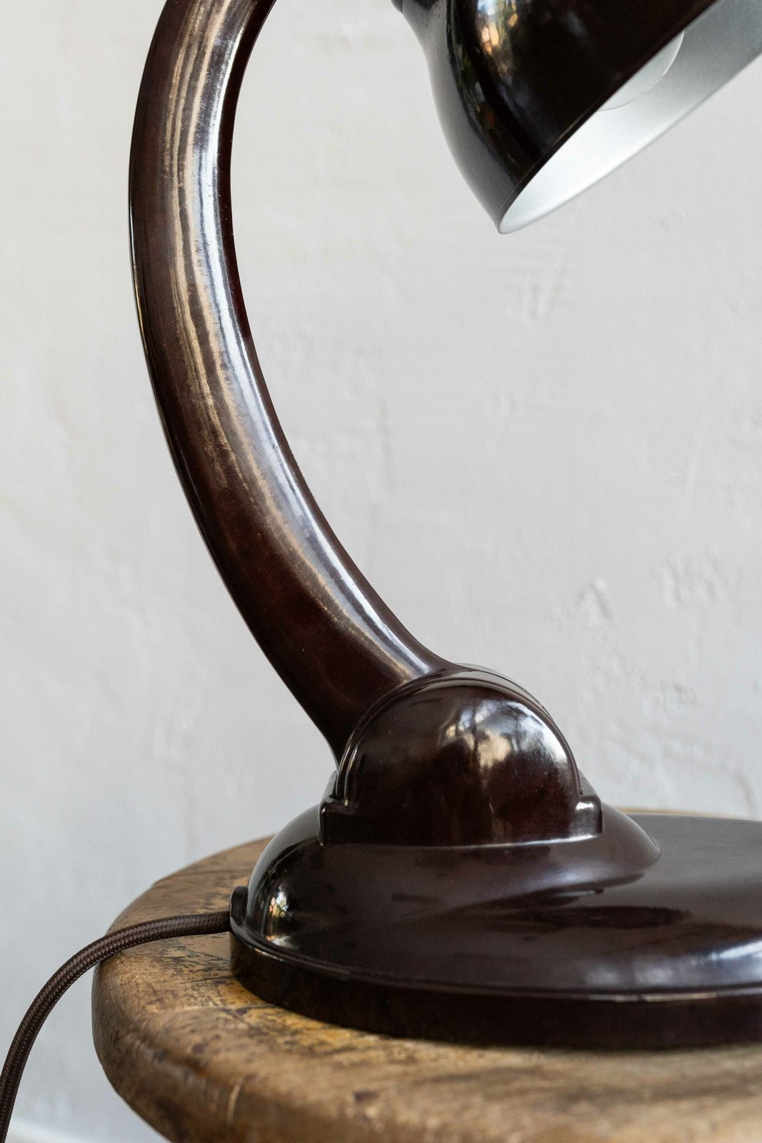 477.0 Art Deco Bakelite Desk Lamp Futurit 202 By Gummon Bratislava, Slovakia, 1930s photo