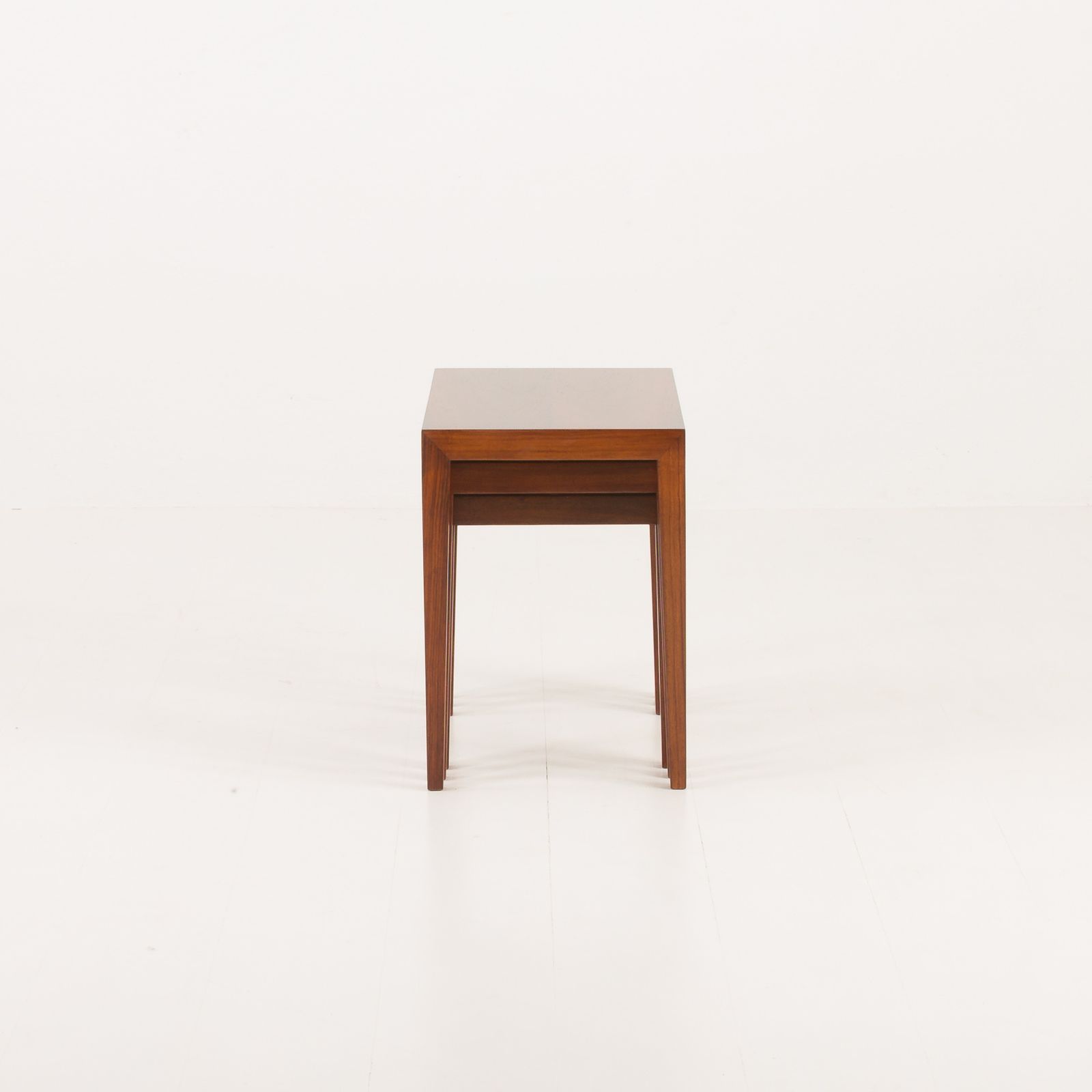 Severin Hansen Rosewood Nesting Tables, Haslev, Denmark, 1960s. Set Of 3 photo vinterior