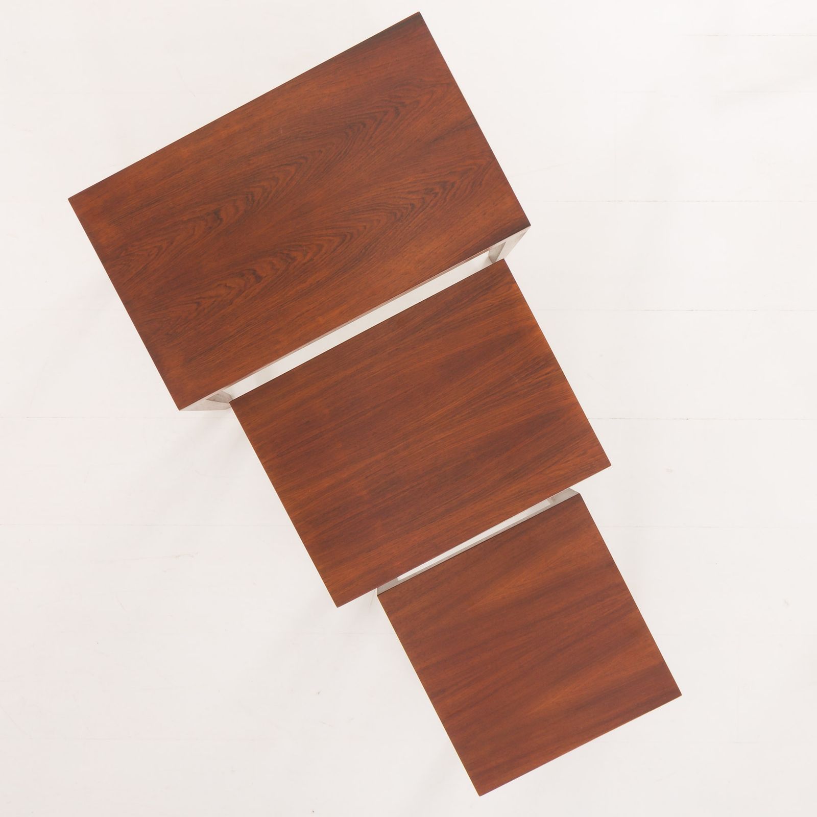 photo for sale Severin Hansen Rosewood Nesting Tables, Haslev, Denmark, 1960s. Set Of 3