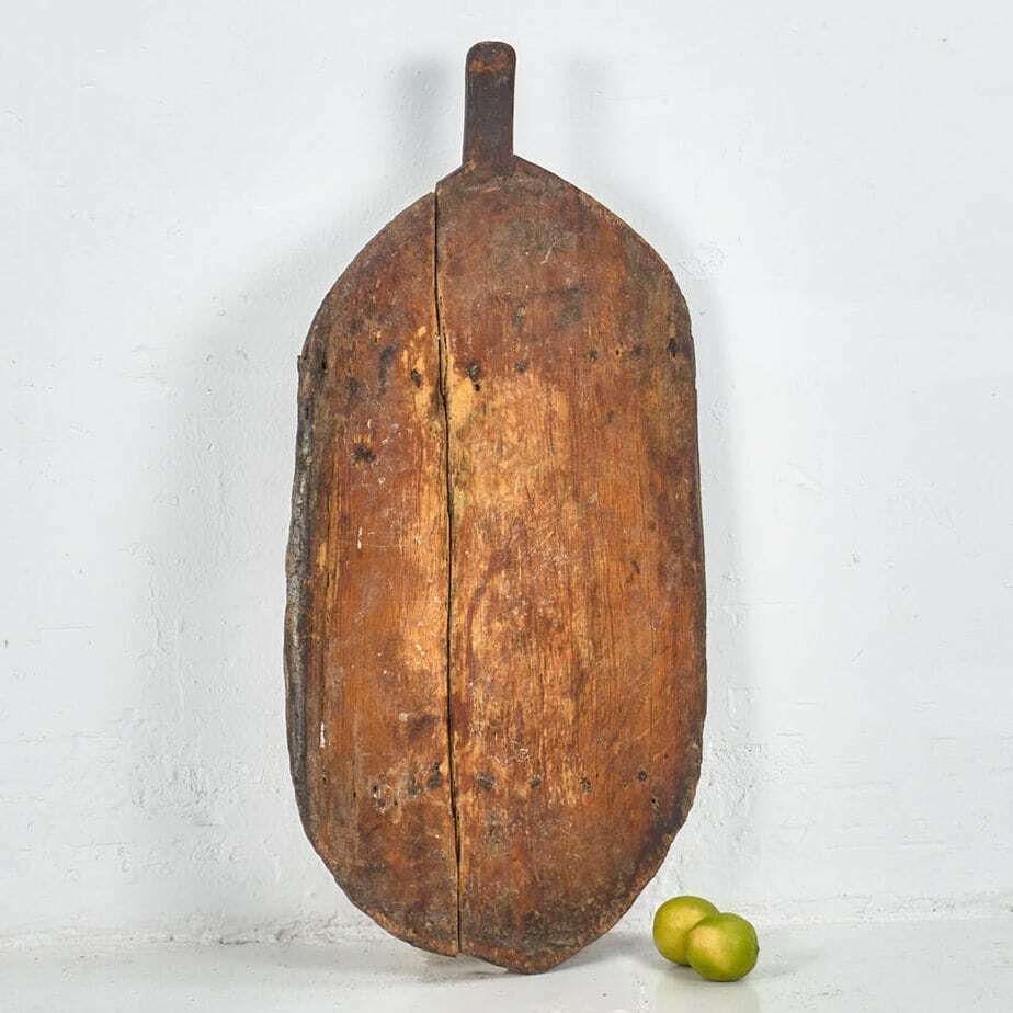 Antique Oval Cutting Boards (C.1920). Set Of Three Pieces #20 photo vintage