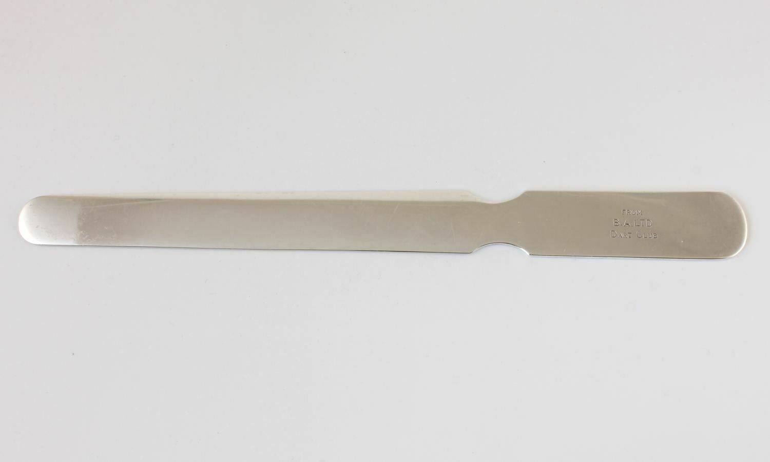 Home Decor Sampson Mordan Solid Silver Antique Paper / Page Turner 1918. Ba Ltd Dart Club. photo