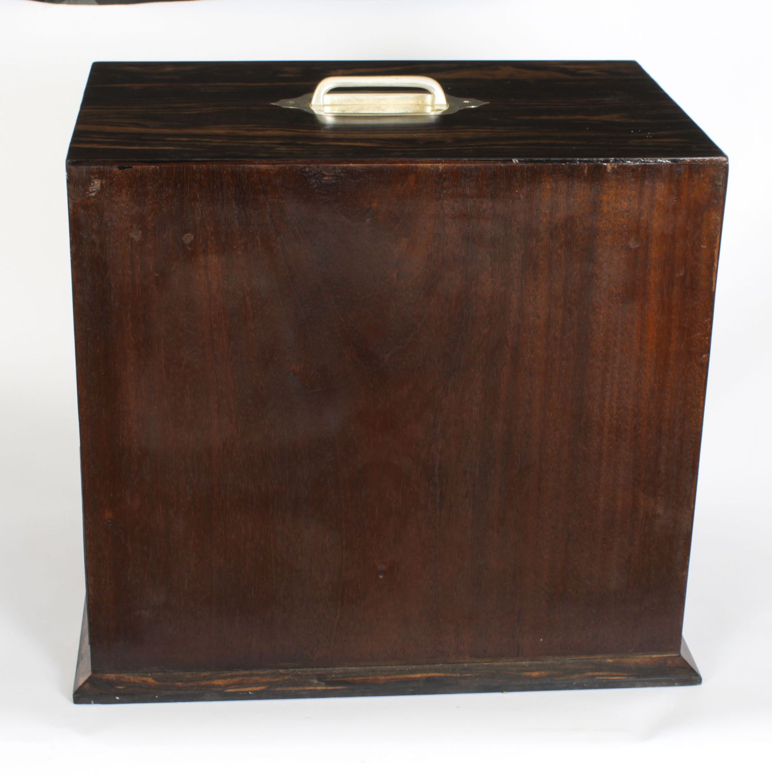 Antique Coromandel Writing Cabinet By Houghton And Gunn Dated 1878 photo vinterior
