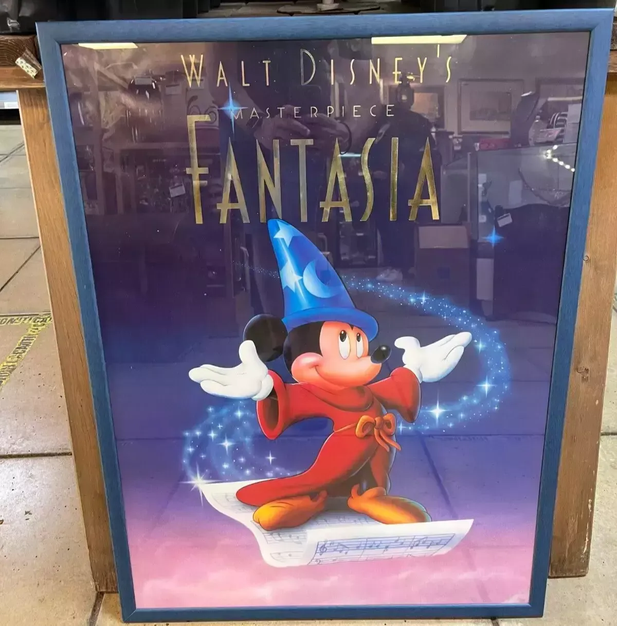 Walt Disney's Masterpiece Fantasia Poster   Framed