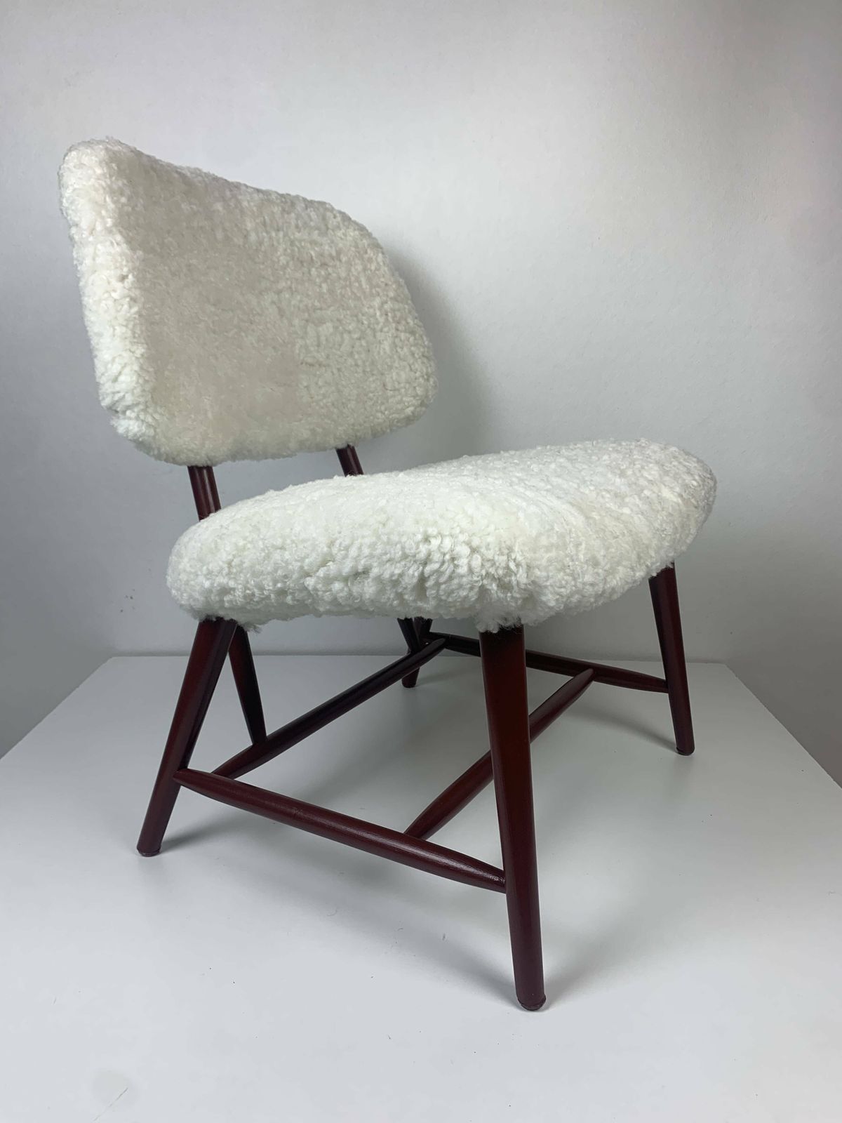 Furniture Scandinavian Swedish Midcentury Lounge Or Easy Chair By Alf Svensson, Model Teve, 1950s photo
