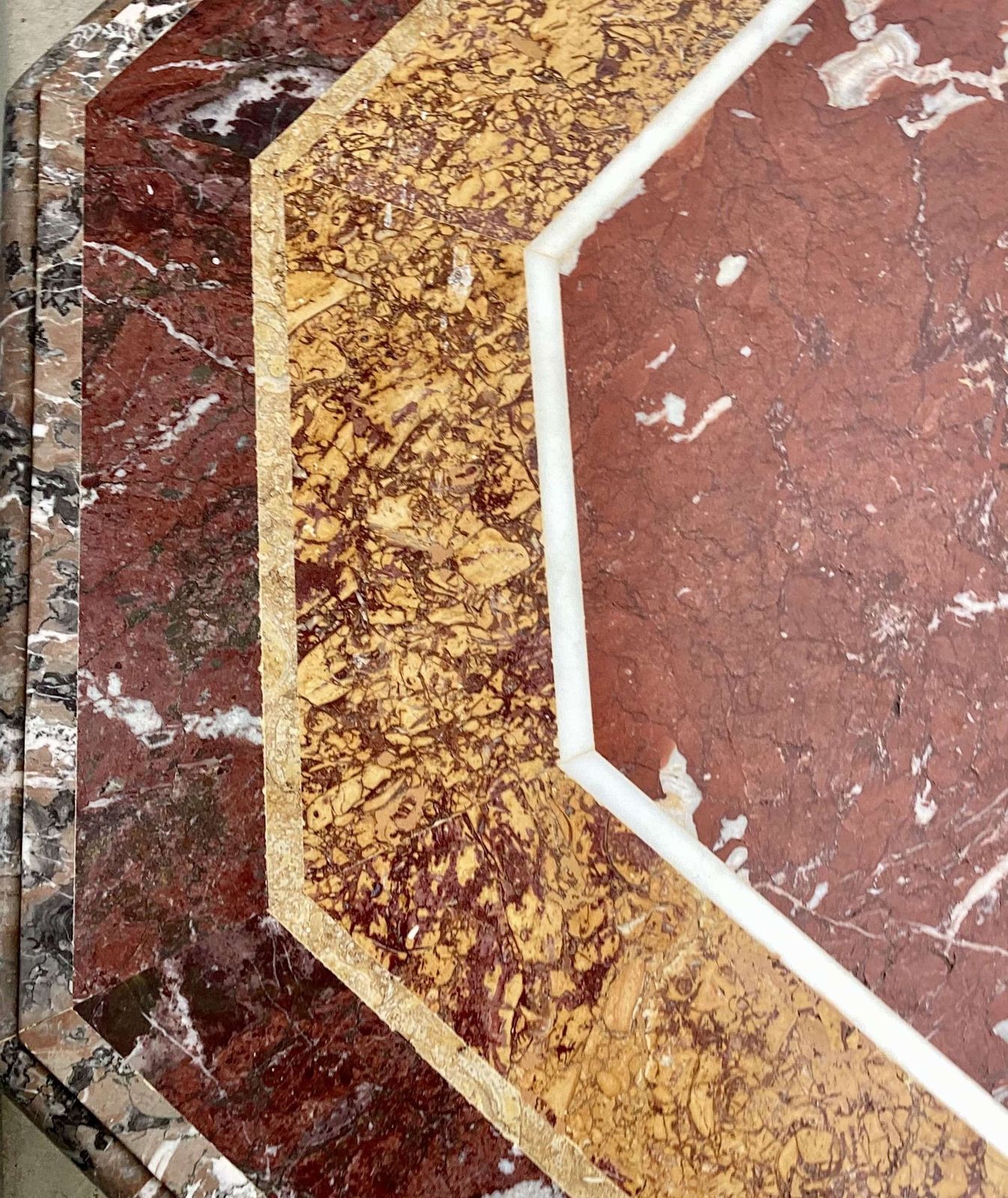 photo buy Magnificent C19th Large Walnut And Specimen Marble Centre Table