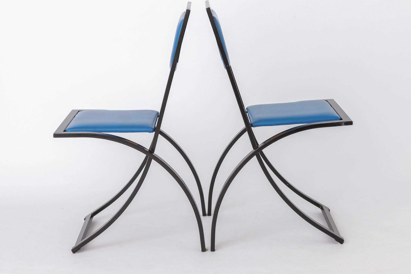 4 Dining Chairs By Karl Friedrich Förster For Kff Germany, 1980s, Set Of 4 photo for sale