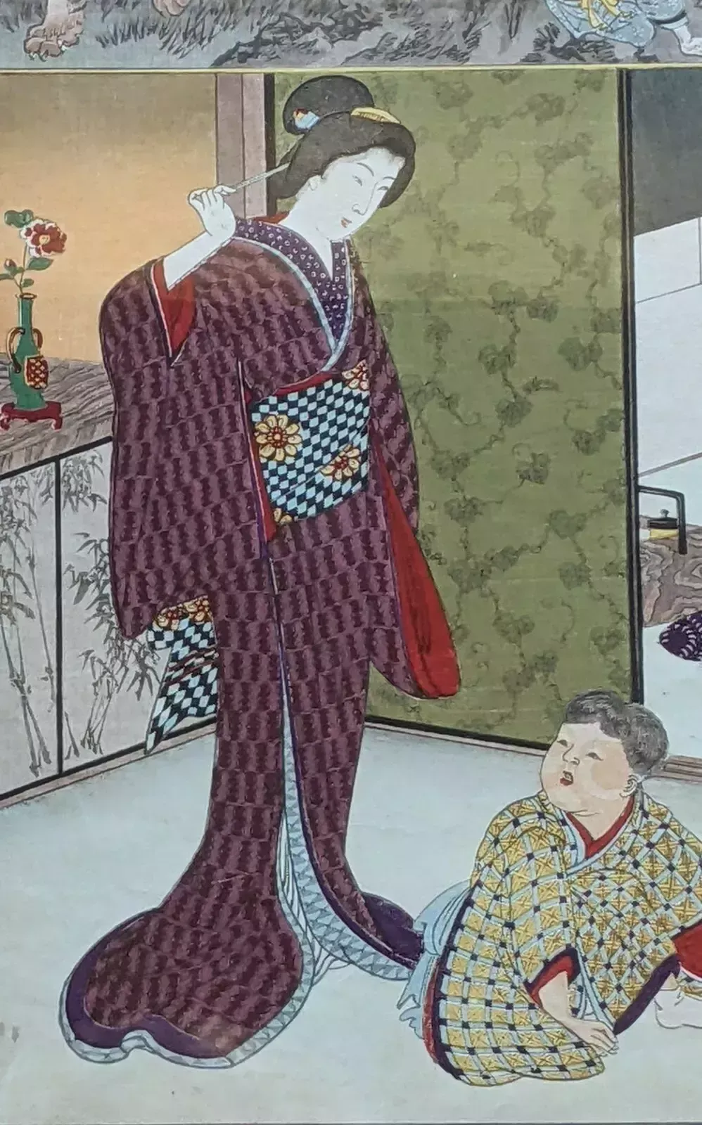 Original Japanese Woodblock Woodcut photo for sale