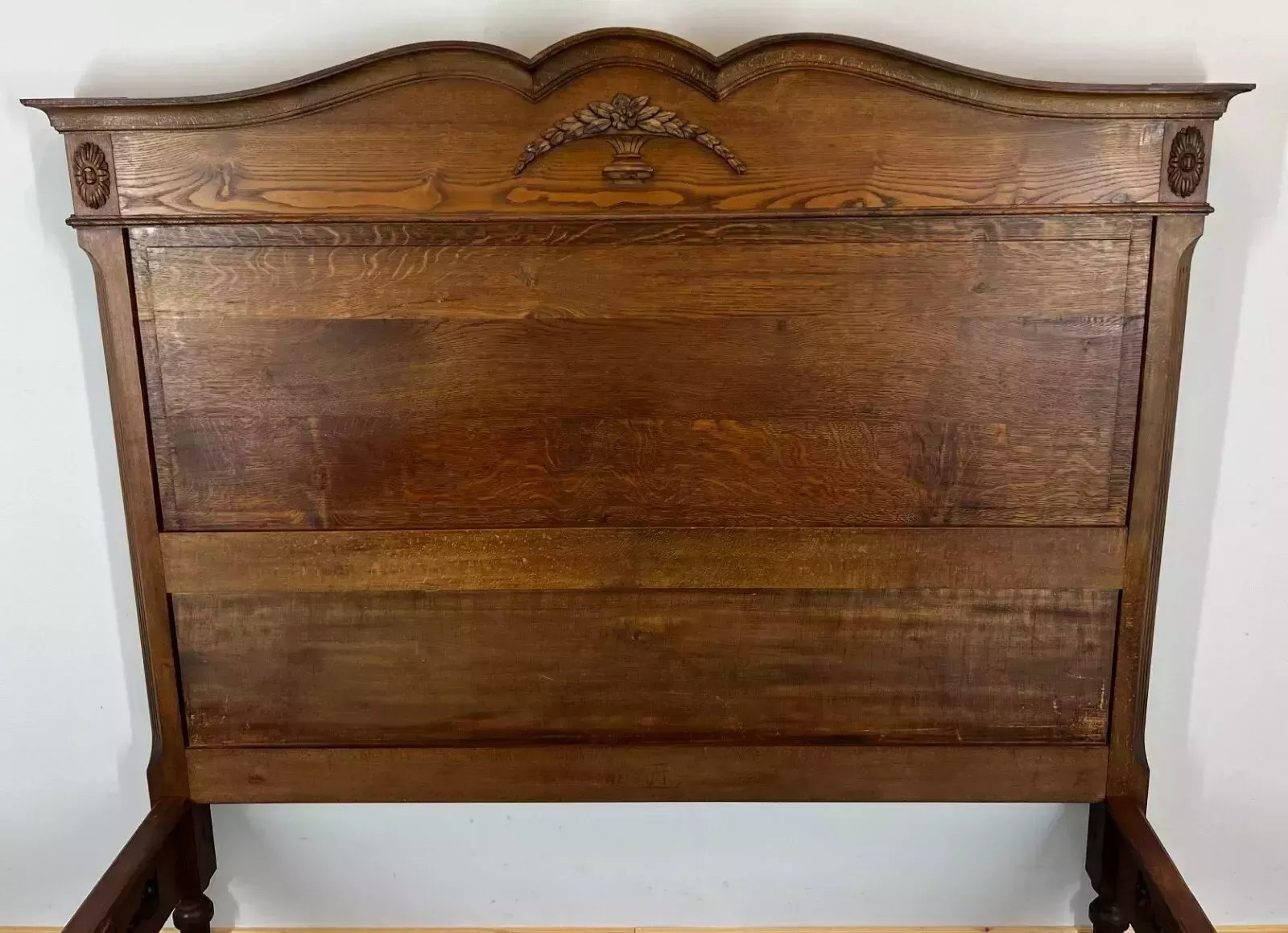 Amazing Rare Carved French Antique Double Bed photo Furniture