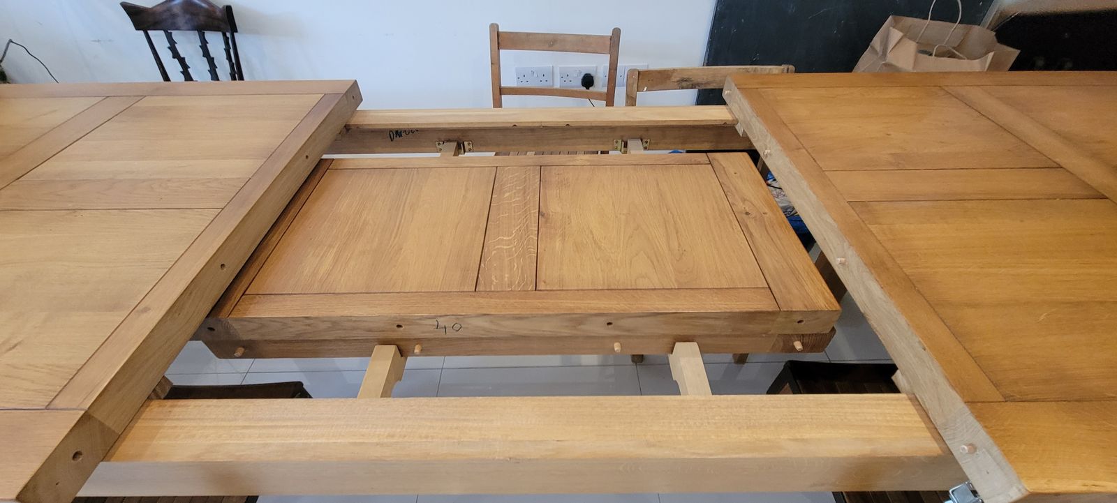Oak Dining Table, Extendable photo 330.0