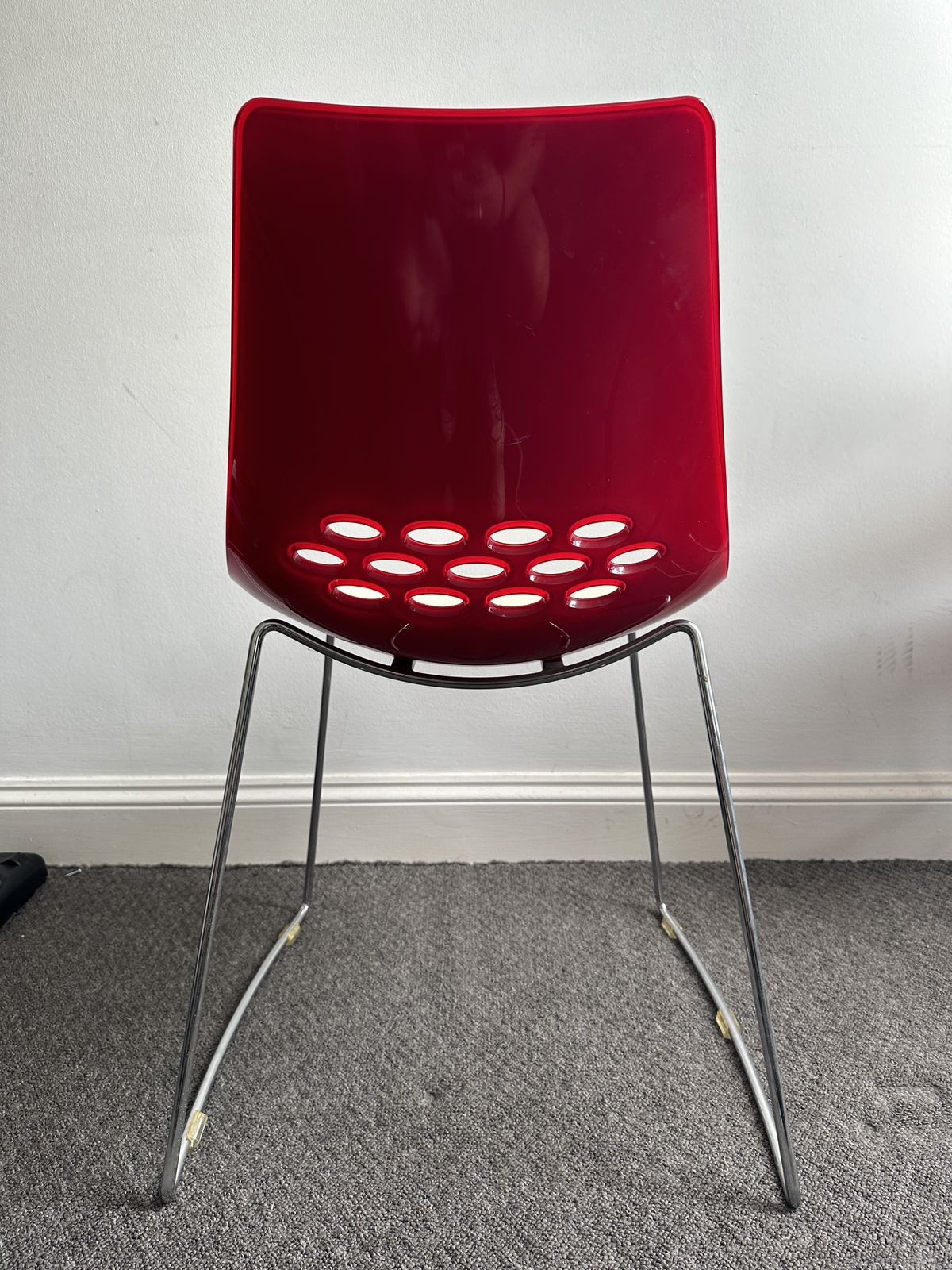 Italian Modern Jam Chairs From Calligaris, 1990s, Set Of 4 photo for sale