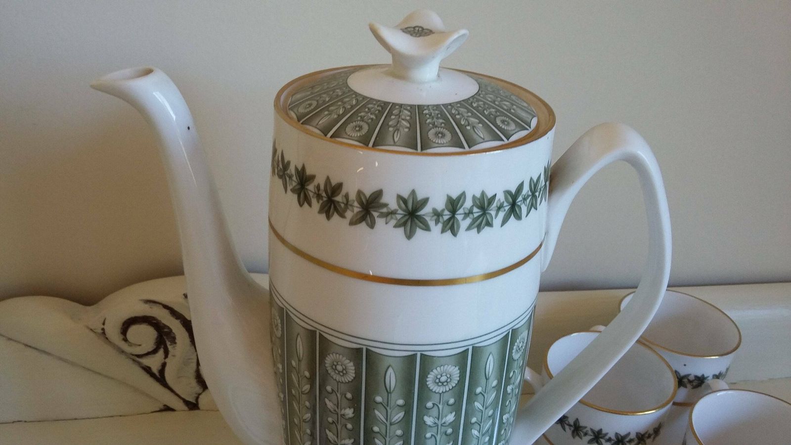 Spode Provence Coffee Set Service Bone China. photo furniture