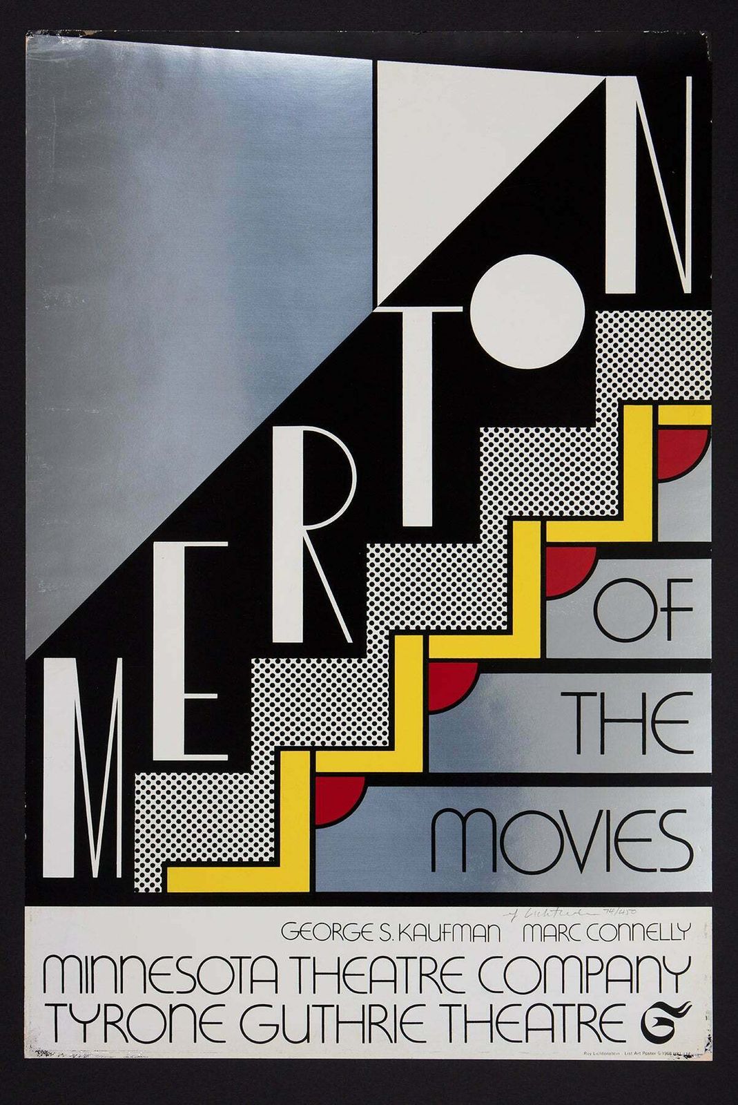 Roy Lichtenstein Merton Of The Movies Poster (Signed)  (1968) photo for sale
