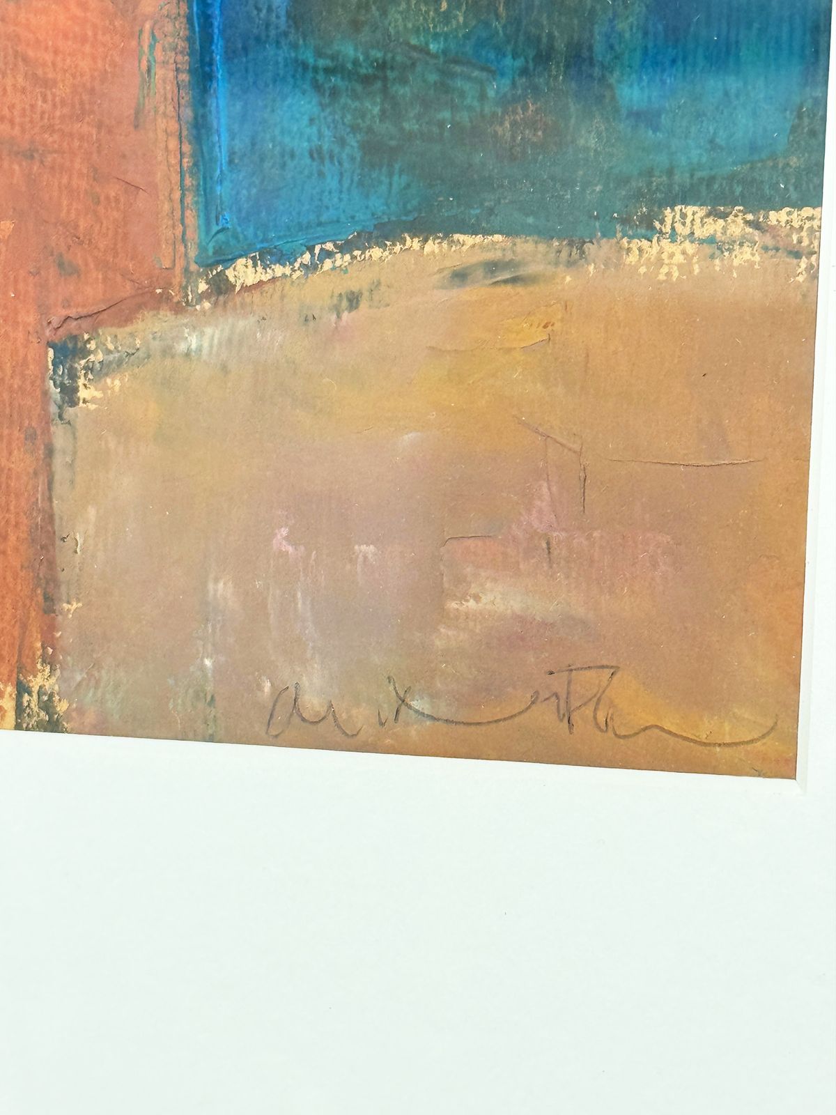 Morris Nitsun Abstract Oil Painting, Dubrovnik At Night photo furniture