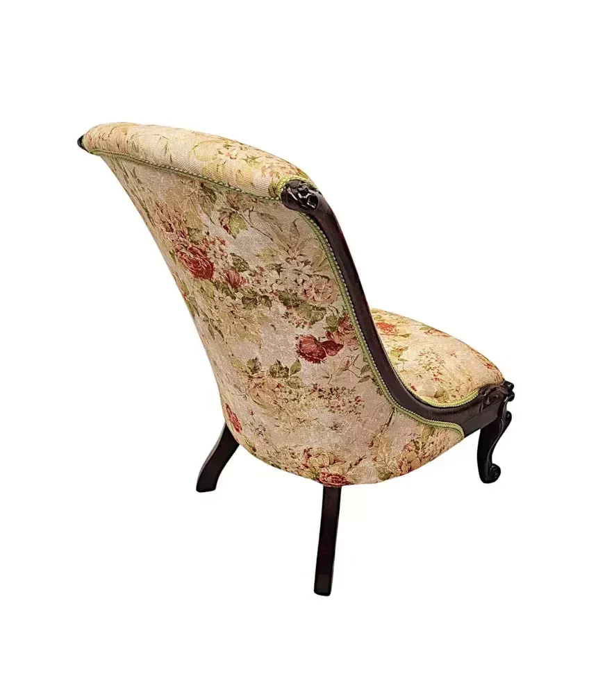 A Fabulous Fully Restored 19th Century Nursing Chair photo 1064.5561