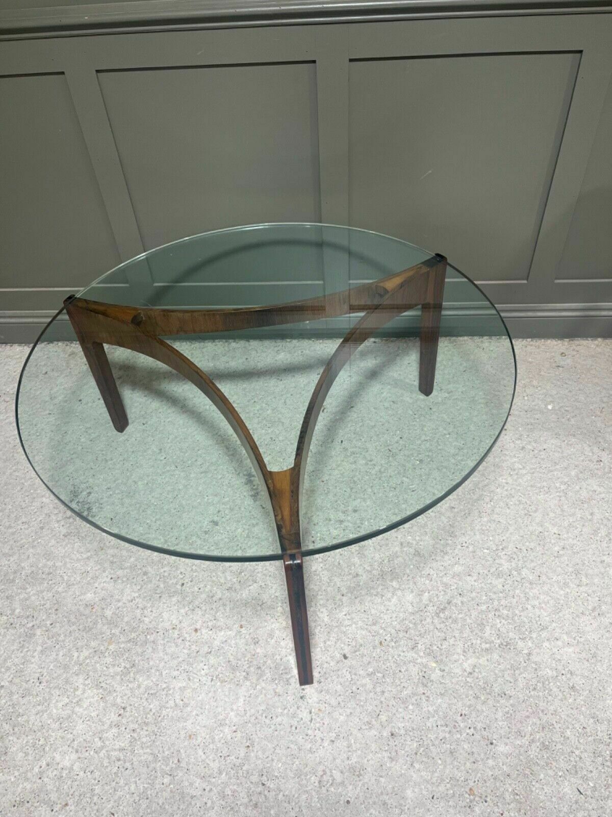 photo buy Danish Coffee Table By Sven Ellekaer Glass Top Made By Christian Linnebergs 1960