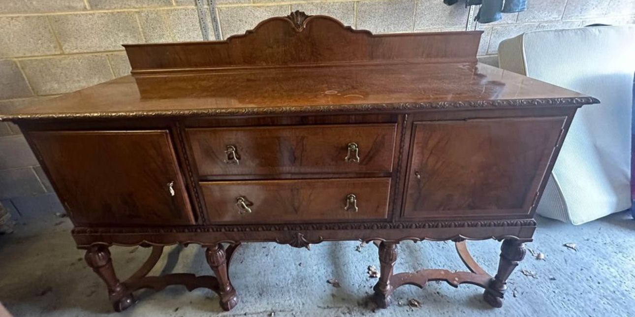 Edwardian Mahogany Sideboard | Ornate Carved Credenza photo 750.0